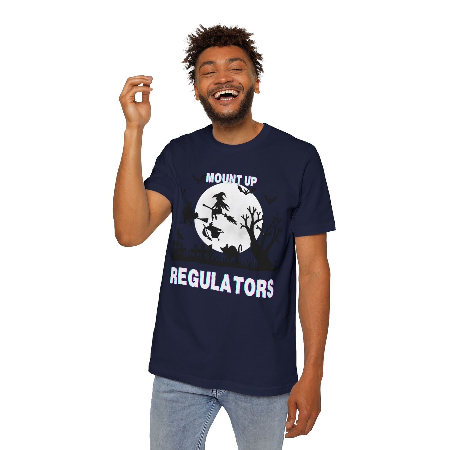 Mount Up Regulators T-Shirt, Unisex Halloween Top, Gift for Witch Lovers