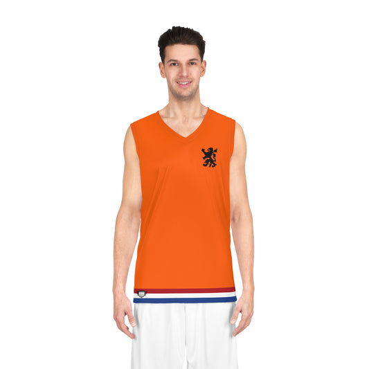 I'm Dutch and I Know Things - Vibrant Basketball Jersey, Fun Sportswear for Fans, Dutch Pride, Game Day Attire, Gift for Athletes, Festival Apparel
