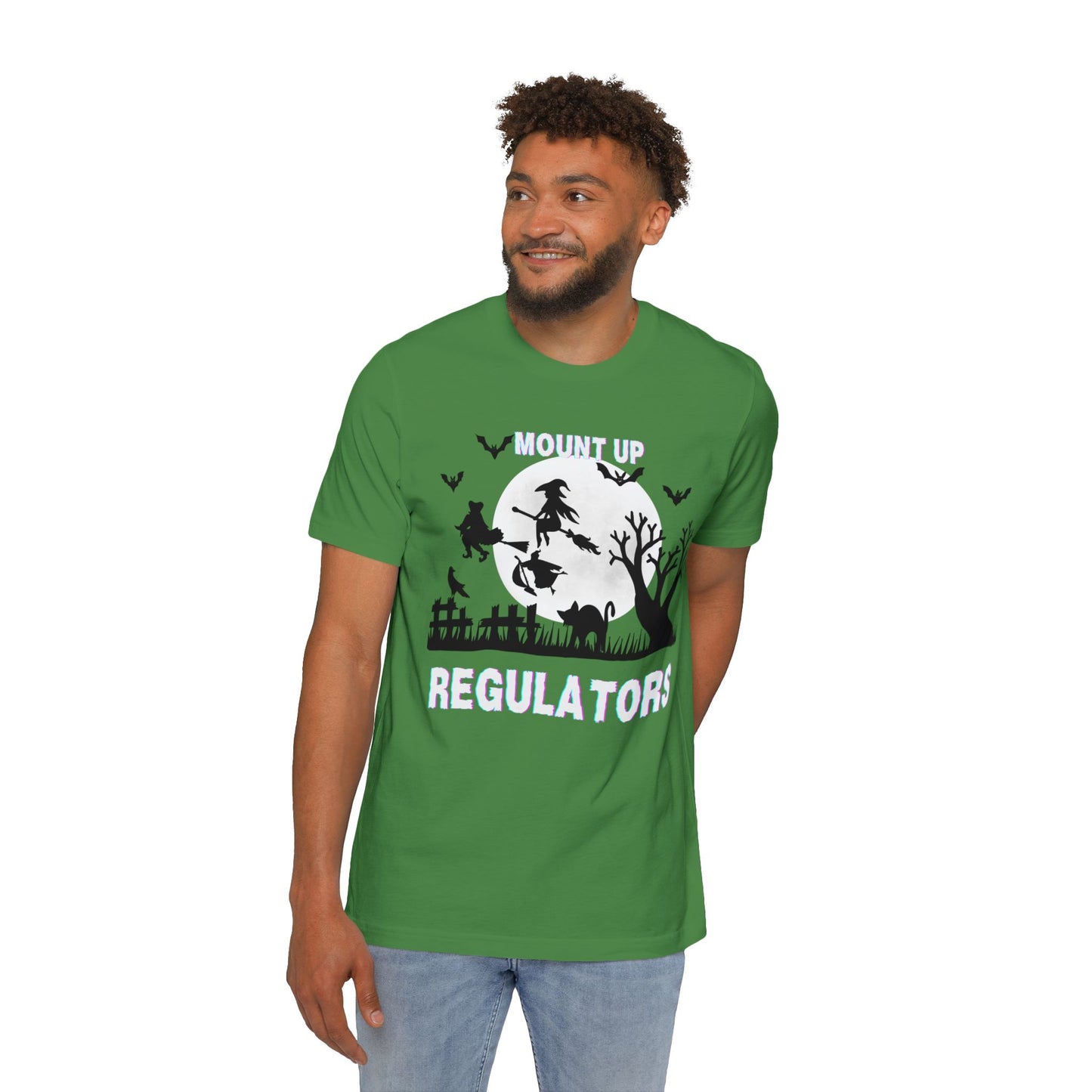 Mount Up Regulators T-Shirt, Unisex Halloween Top, Gift for Witch Lovers