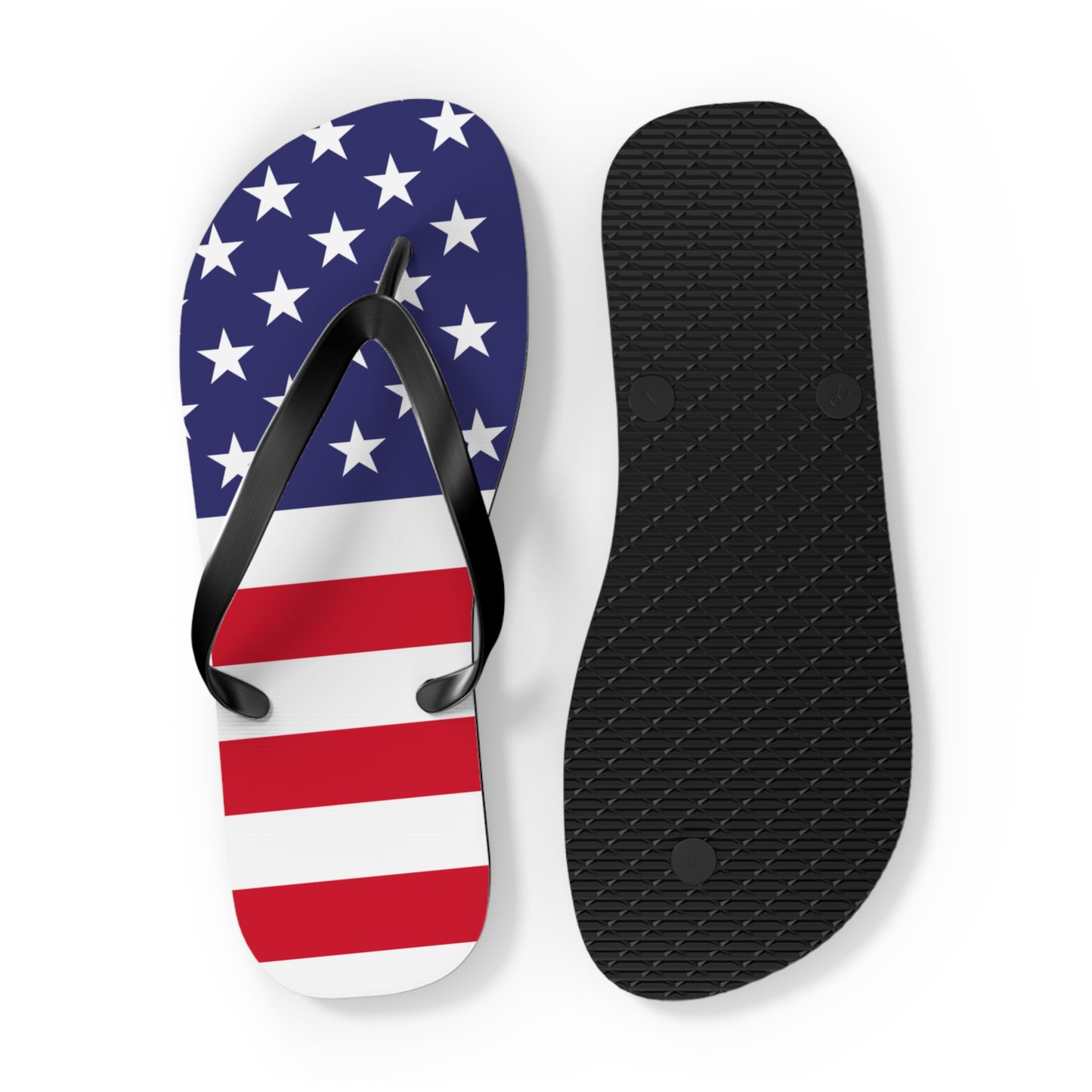 Patriotic Flip Flops | USA Flag Sandals | Fourth of July Footwear, Summer Beach Shoes, Independence Day Gift, Travel Slippers