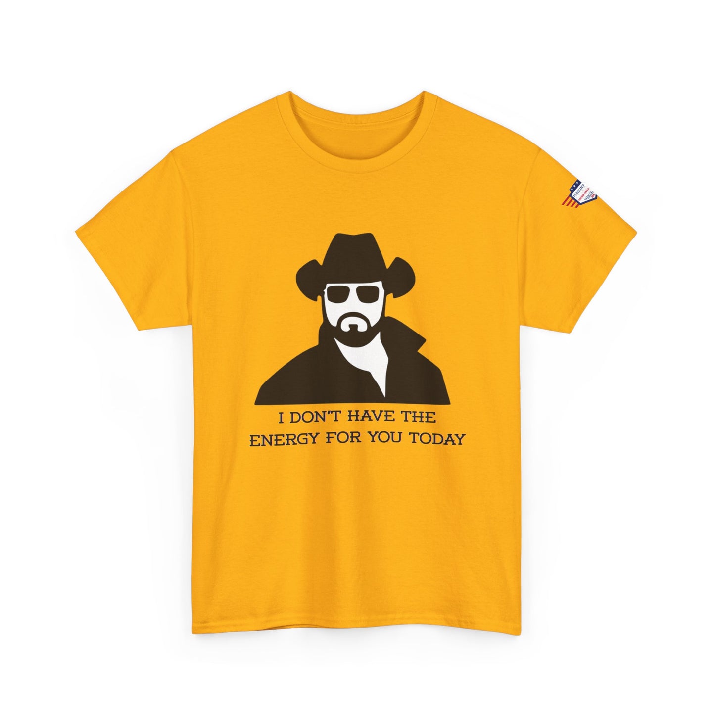 I Don't Have the Energy for You Today, Casual Wear, Gift for Friends, Funny Quote Shirt, Relaxed Fit Shirt
