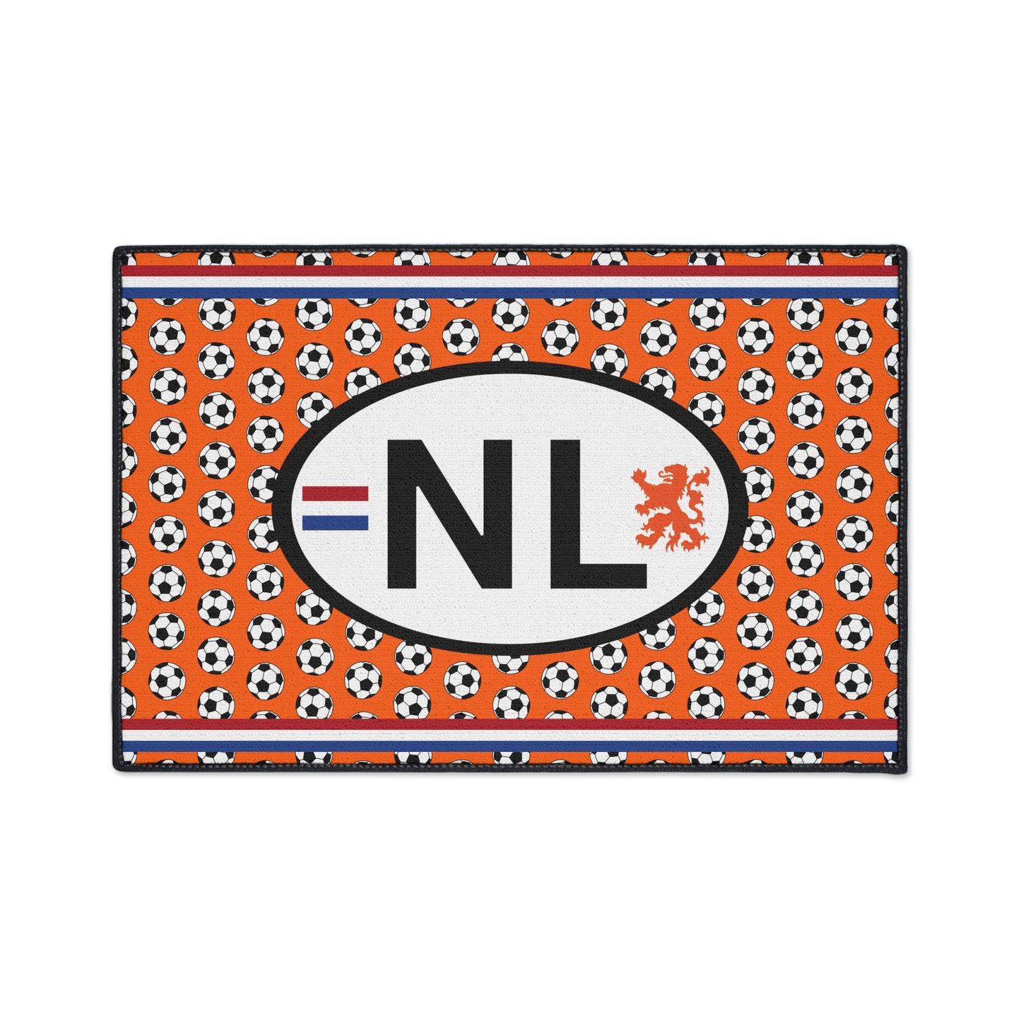Voetbalmat - Hou je plekkie vrij in the kroeg tijdens EK/WK of versier je badkamer - Soccer-Themed Heavy Duty Floor Mat, Sports Entryway Rug, Durable Doormat, Game Room Decor, Netherlands Football Mat