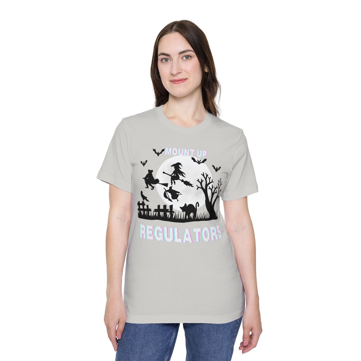 Mount Up Regulators T-Shirt, Unisex Halloween Top, Gift for Witch Lovers