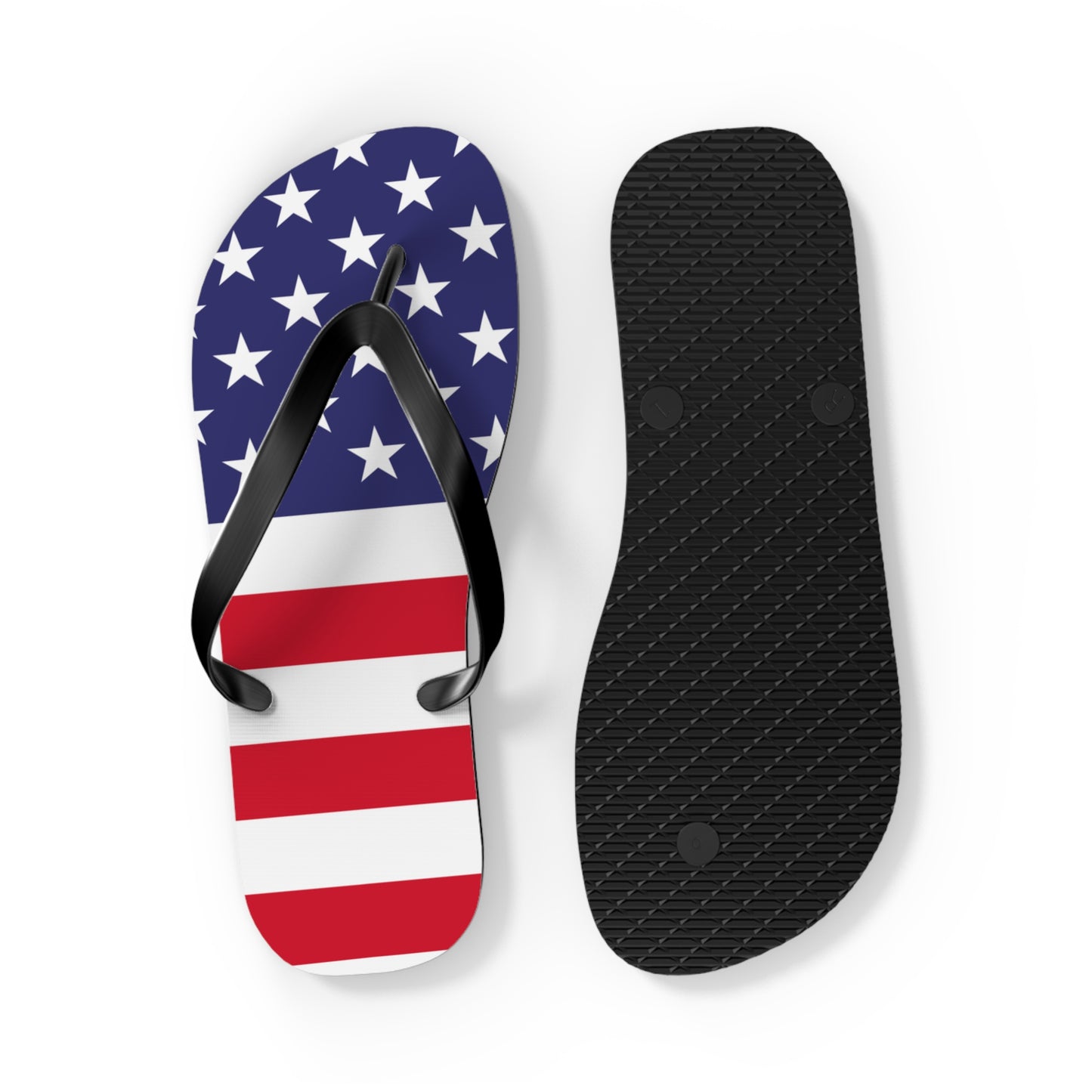 Patriotic Flip Flops | USA Flag Sandals | Fourth of July Footwear, Summer Beach Shoes, Independence Day Gift, Travel Slippers