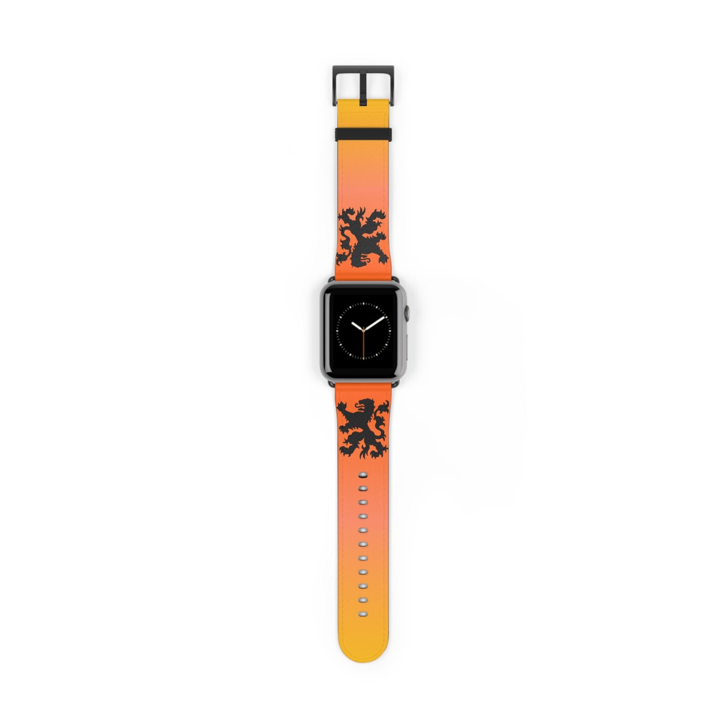 Dutch - Gradient Watch Band, Vibrant Sports Strap, Gift for Fitness Enthusiasts, Casual Wear Accessory, Adjustable Silicone Band