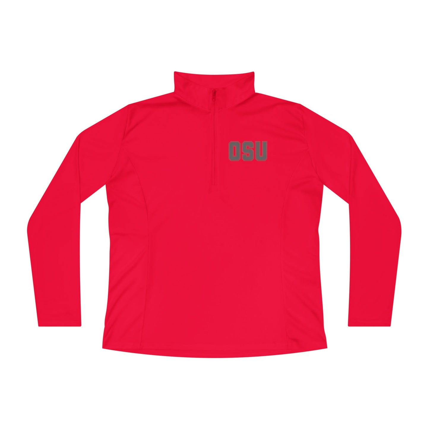 Hang On Sloopy - Ladies Quarter-Zip Pullover with OSU Design - Perfect for Sports, Workouts, Casual Outfits, and Ohio State Events, Cozy Layering Wear