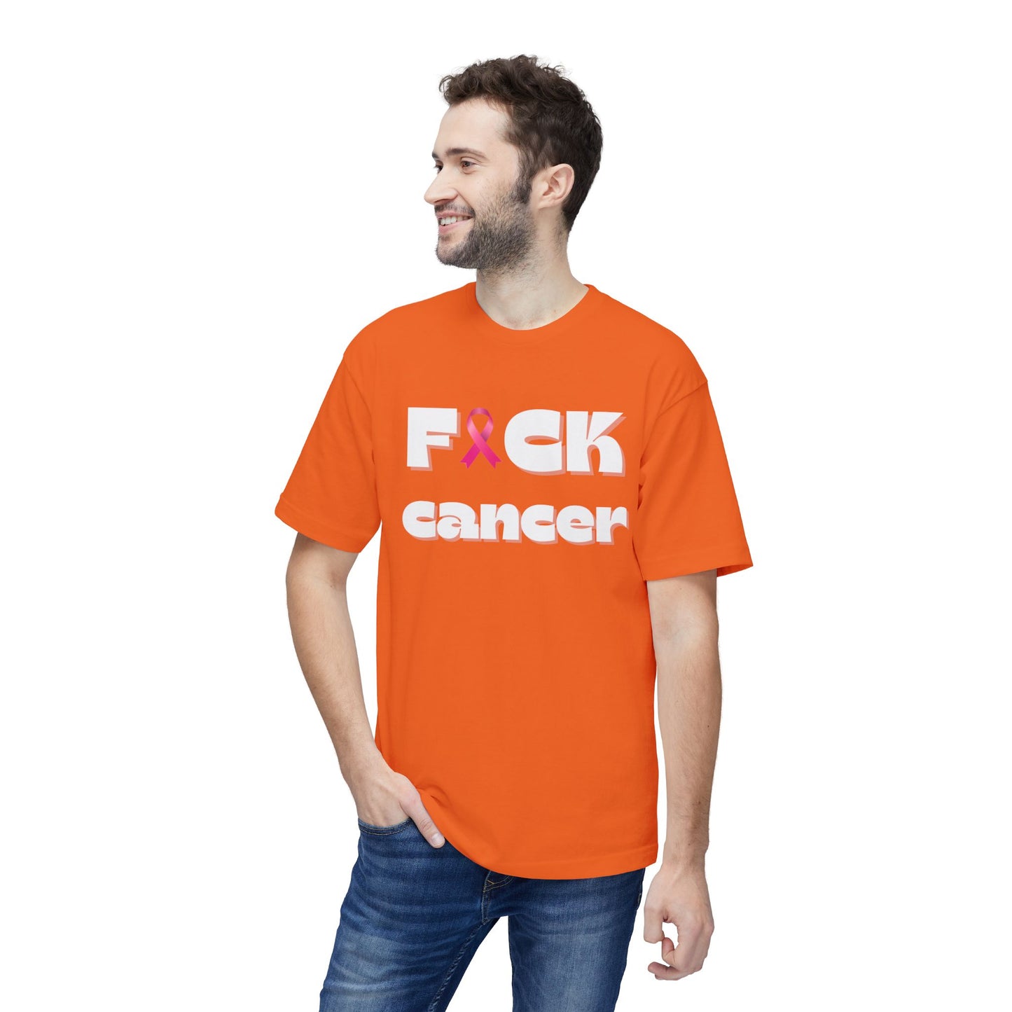 Bold Cancer Awareness T-Shirt, Breast Cancer Support Tee, Unisex Apparel, Inspirational Gift, Made in USA, Fighting Cancer Gear