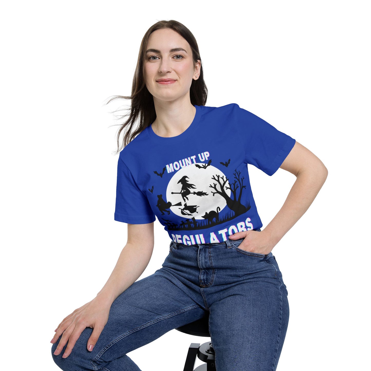 Mount Up Regulators T-Shirt, Unisex Halloween Top, Gift for Witch Lovers