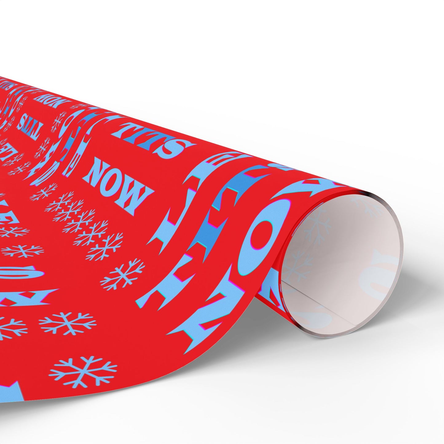 LETitSNOW - Festive Wrapping Paper for Holidays, Gift Wrap for Christmas, Birthday Party Decor, Floral Design for Celebrations