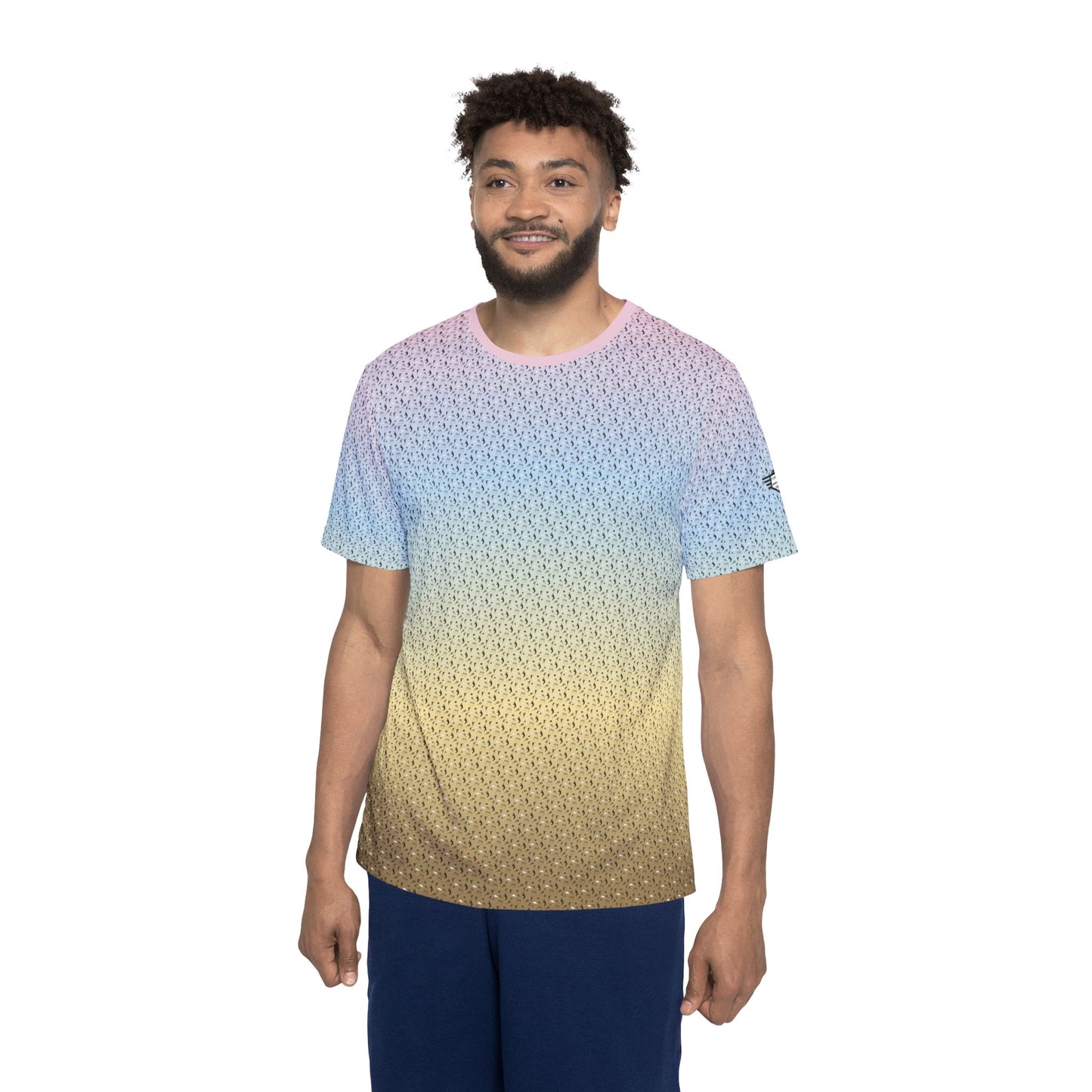 Sports Jersey - Tennis Pattern Gradient Jersey