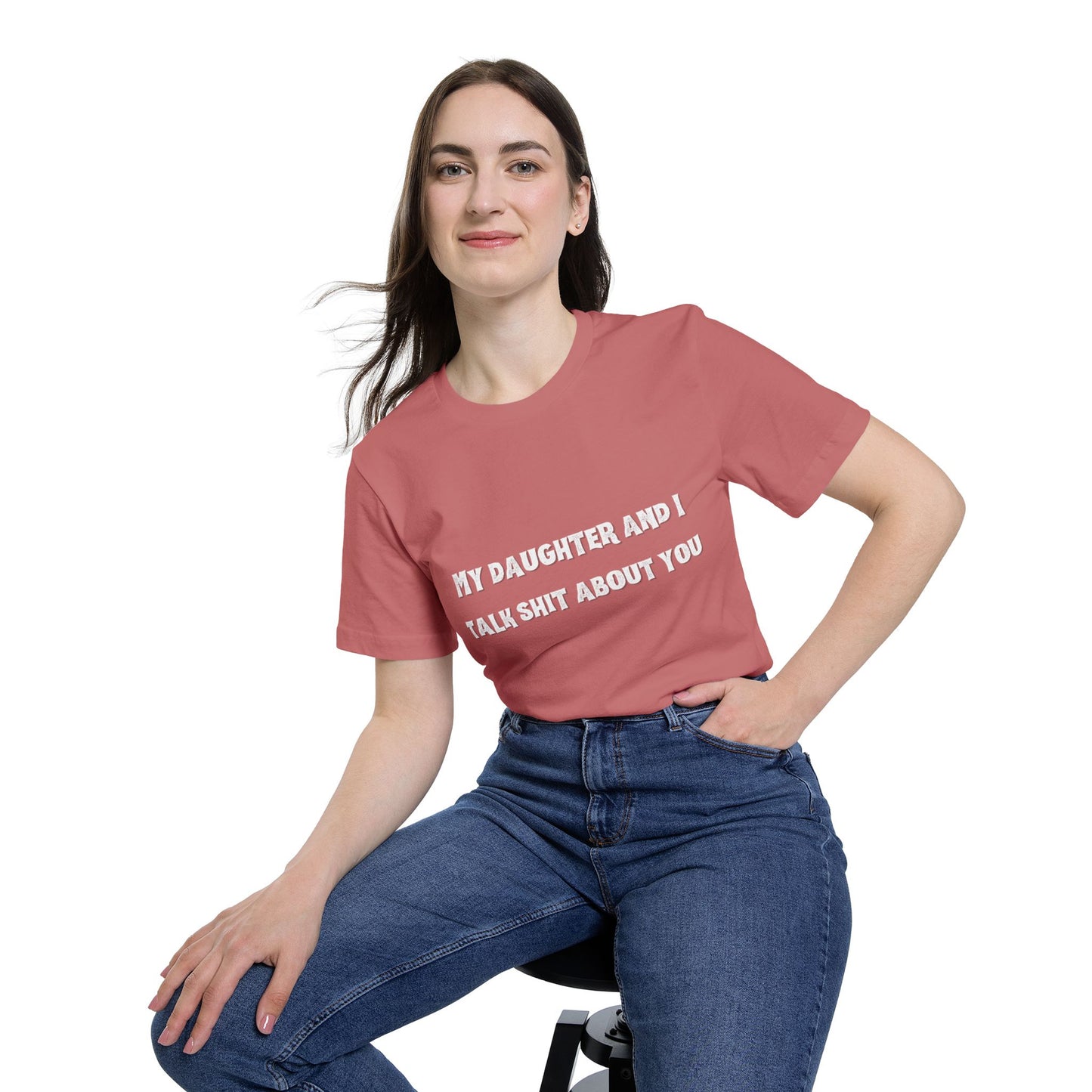 Humorous Family T-Shirt - Unisex Short-Sleeve Jersey Tee - Gift for Moms, Family Gatherings, Casual Wear