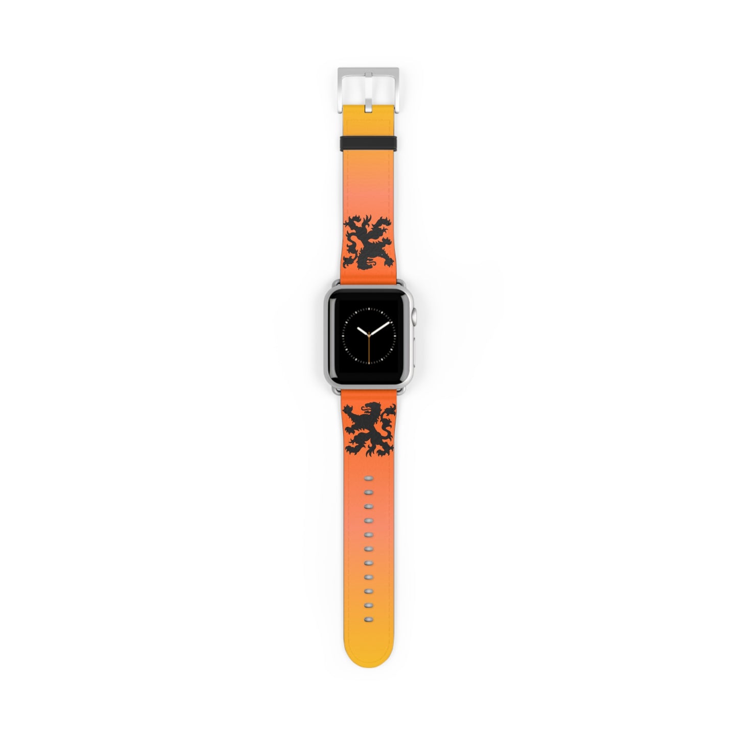 Dutch - Gradient Watch Band, Vibrant Sports Strap, Gift for Fitness Enthusiasts, Casual Wear Accessory, Adjustable Silicone Band