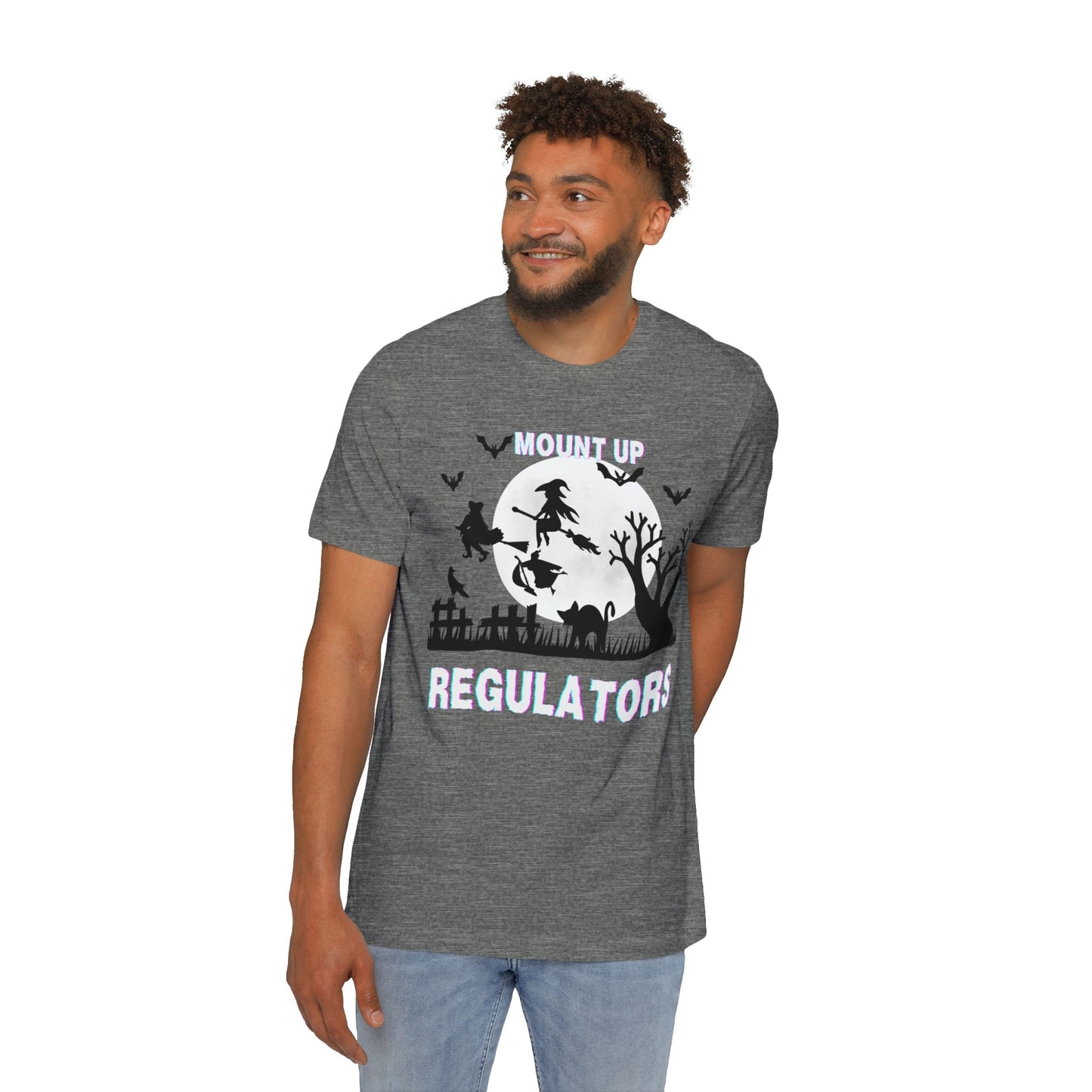 Mount Up Regulators T-Shirt, Unisex Halloween Top, Gift for Witch Lovers