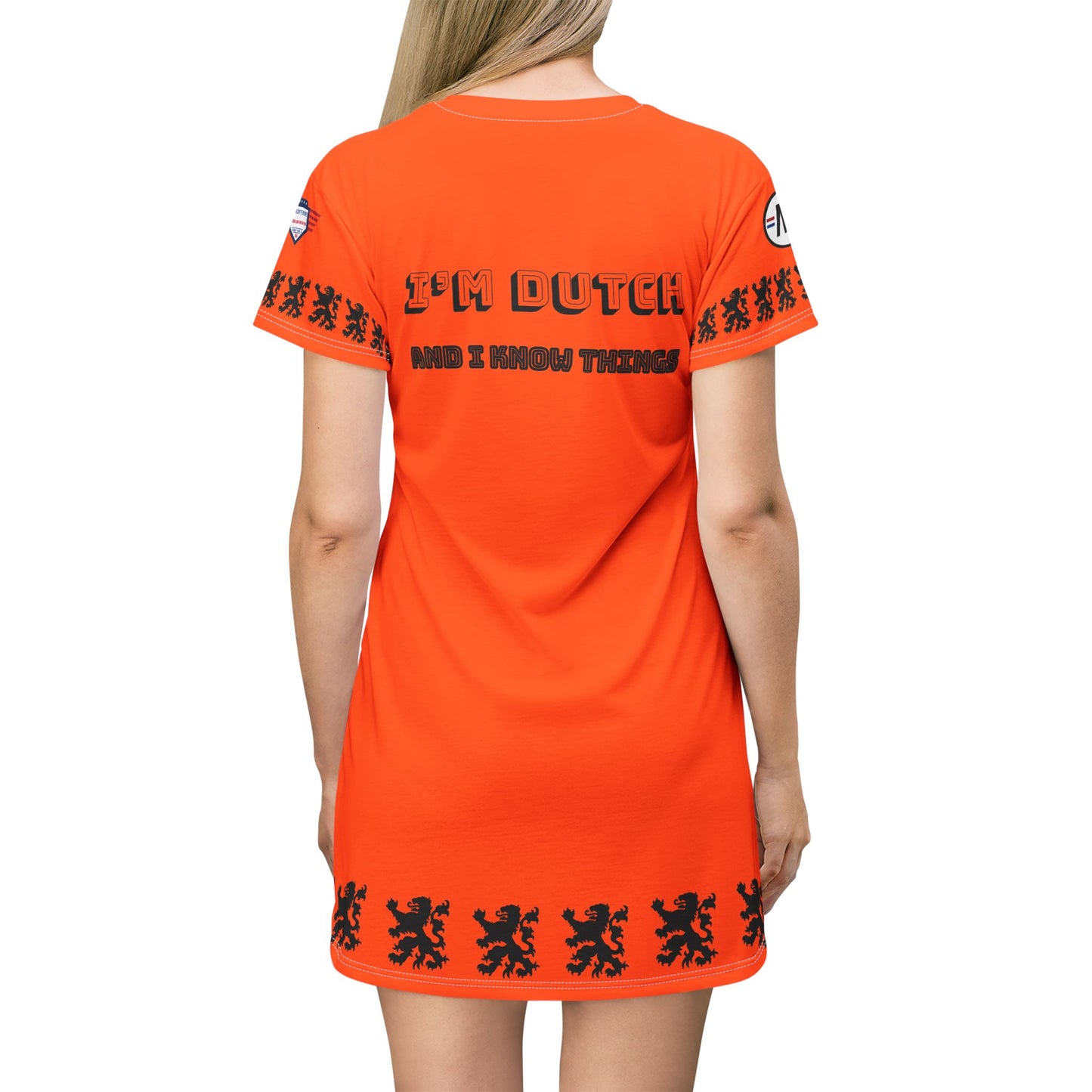 I'm Dutch and I know things T-Shirt Dress, voor Voetbal, Koningsdag en meer, Casual Dress, Summer Wear, Festival Outfit, Everyday Style