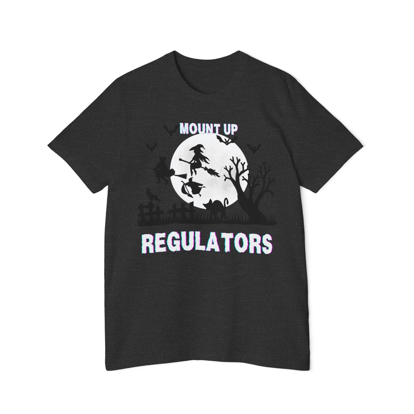 Mount Up Regulators T-Shirt, Unisex Halloween Top, Gift for Witch Lovers
