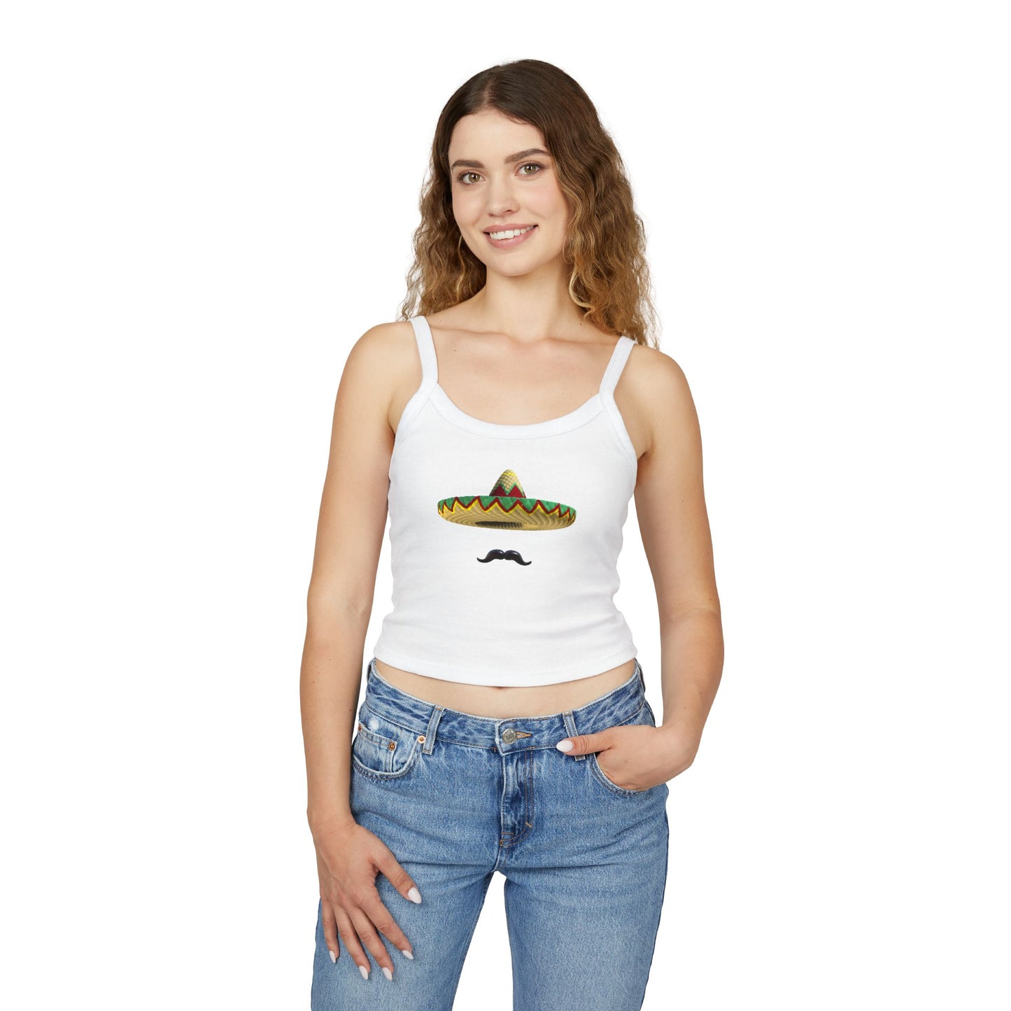 Easy Halloween Costume - Temu Obama - Dollar Store Obama - Sombrero Tank, Gift for Her