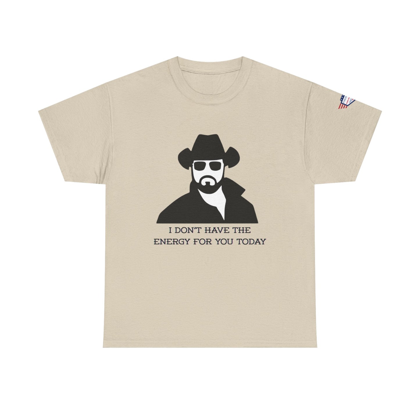 I Don't Have the Energy for You Today, Casual Wear, Gift for Friends, Funny Quote Shirt, Relaxed Fit Shirt