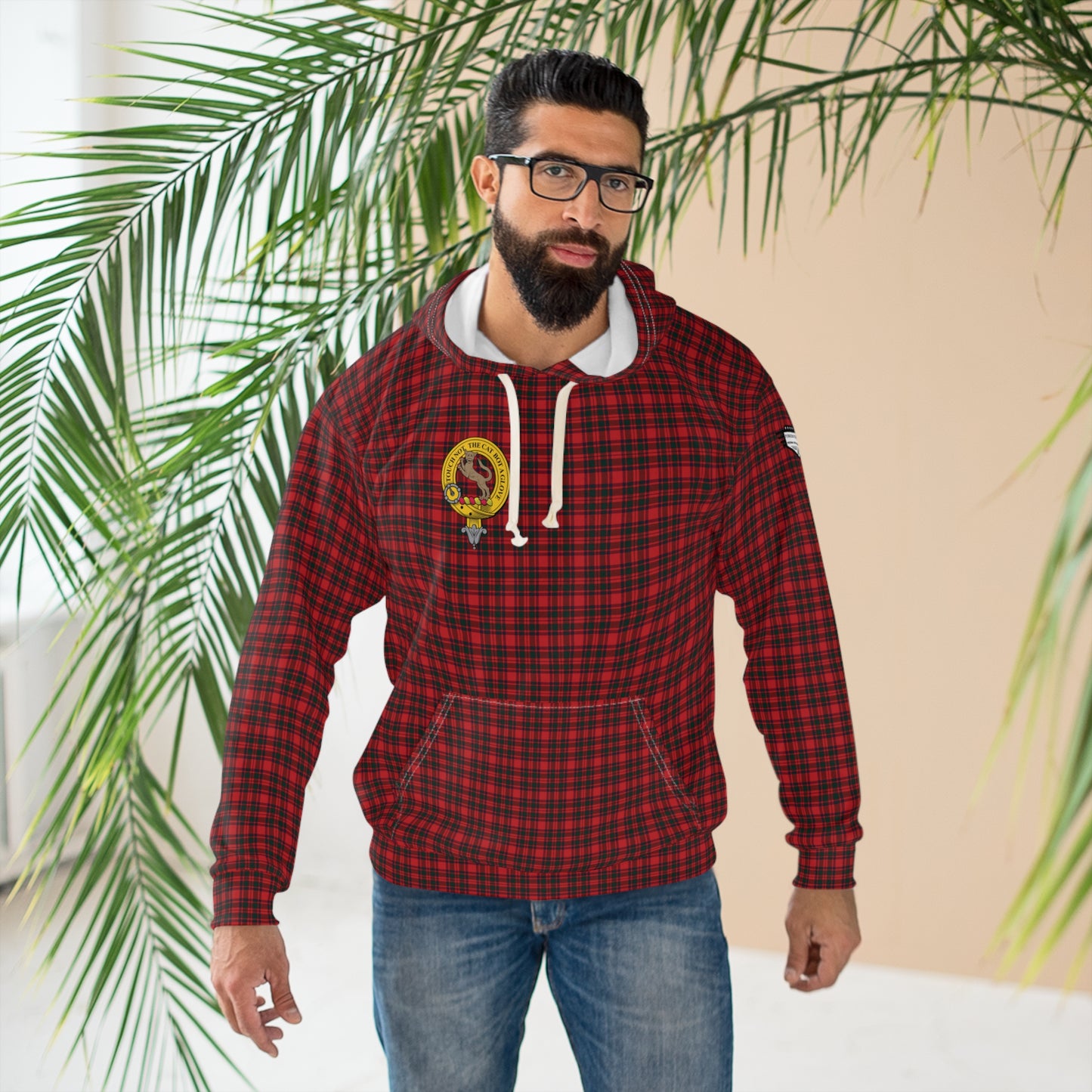 Clan Mackintosh - Unisex Pullover Hoodie, Cozy Flannel Style for Casual Wear, Perfect for Fall, Holidays, and Family Gatherings, Gift for Friends