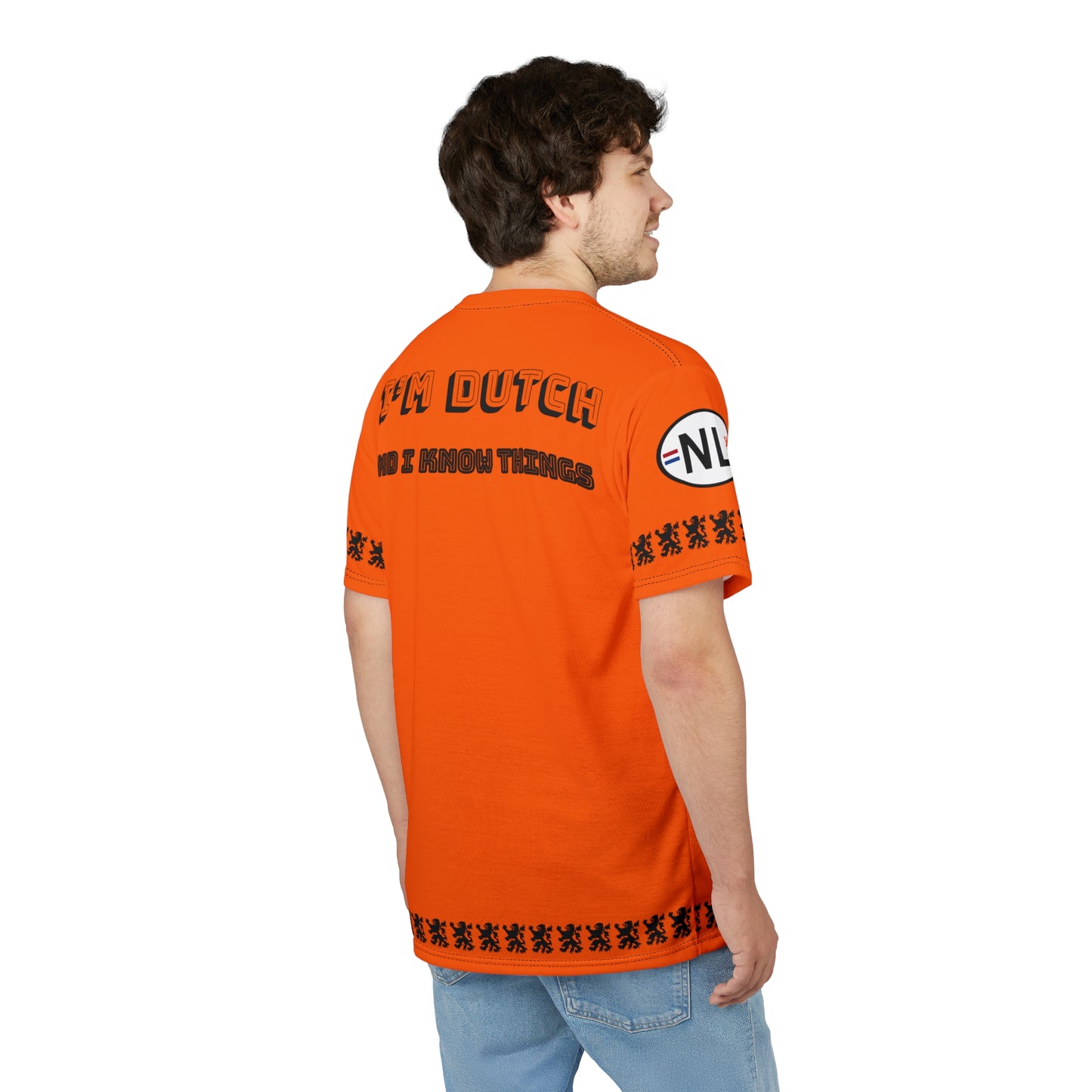 I'm Dutch and I know things - Voetbal of Koningsdag t-shirt, Casual Streetwear, Vibrant Graphic Tee, Summer Fashion, Statement Tee, Gift for Him/Her