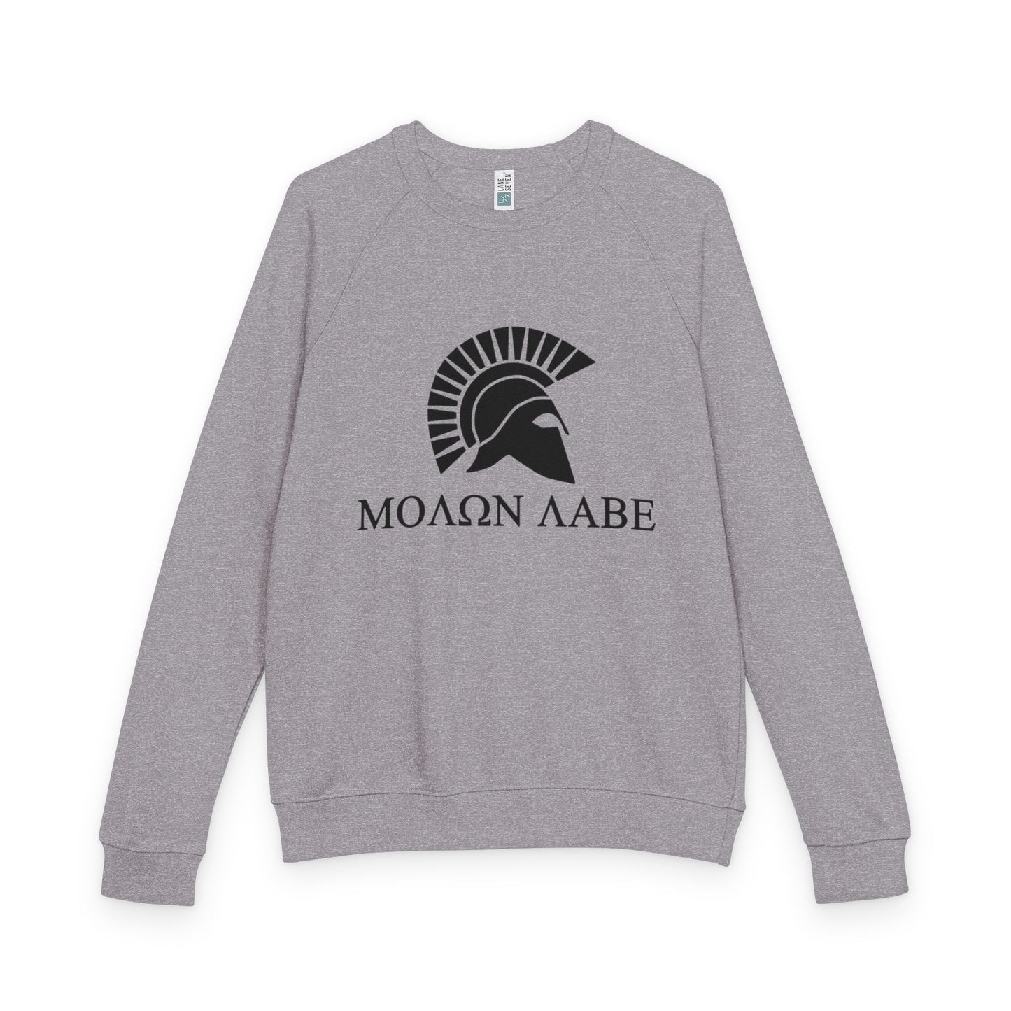 Come and take them - Unisex French Terry Crewneck Sweatshirt with Molon Labe Design, Casual Wear, Gift for Her, Him, Fitness, Everyday Style