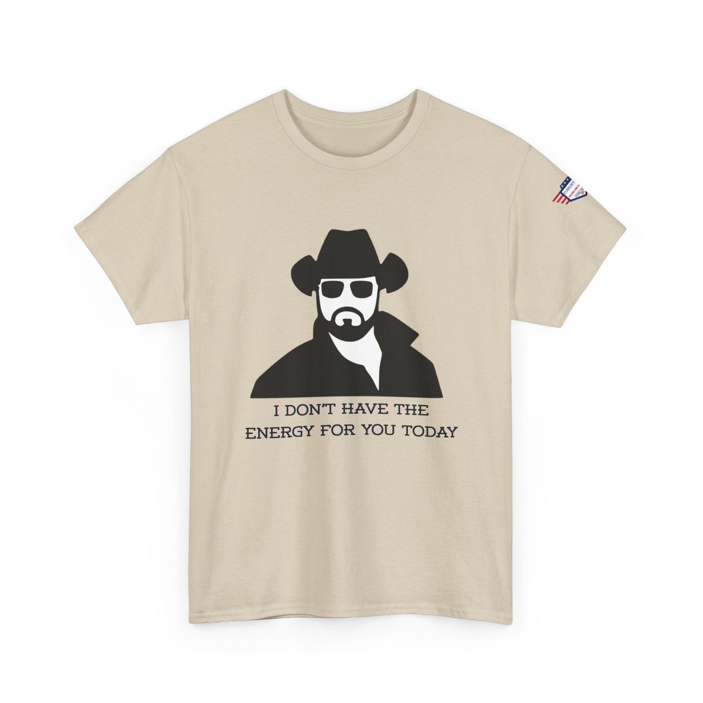 I Don't Have the Energy for You Today, Casual Wear, Gift for Friends, Funny Quote Shirt, Relaxed Fit Shirt