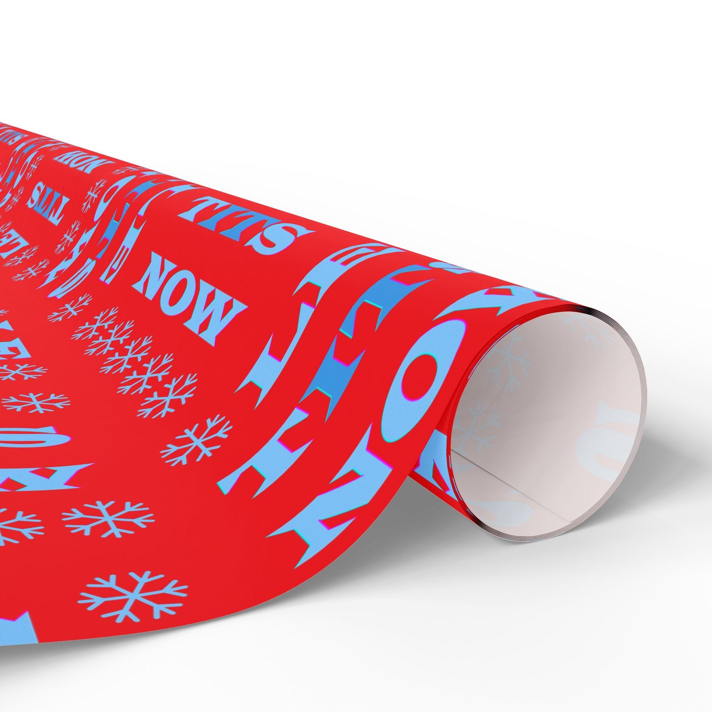 LETitSNOW - Festive Wrapping Paper for Holidays, Gift Wrap for Christmas, Birthday Party Decor, Floral Design for Celebrations