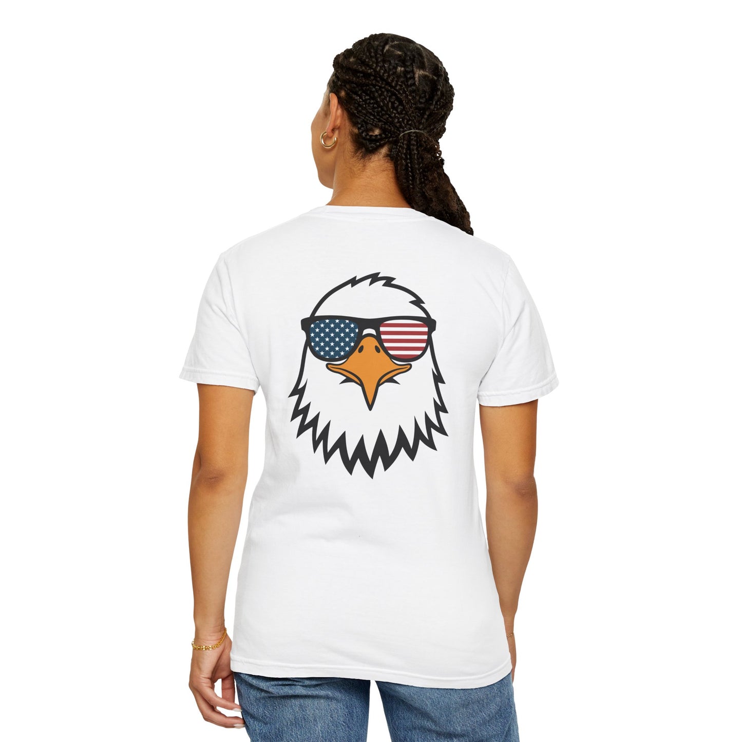 Grillin' Like a Villain Unisex T-Shirt | Patriotic BBQ Tee with Eagle Design