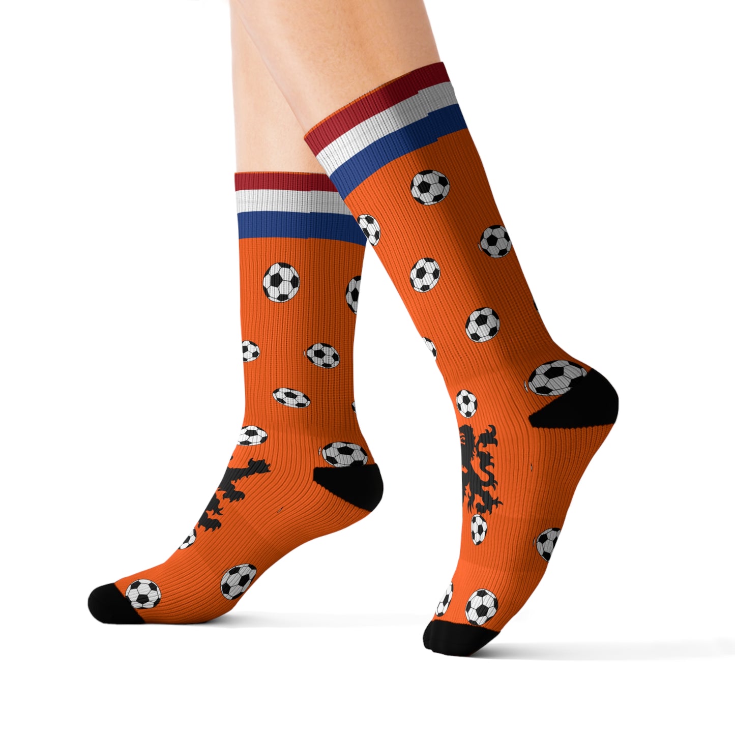 Dutch Voetbal Sokken - Perfect for Game Day, Gifts for Soccer Fans, Sportswear, Athleisure, Fun Accessories