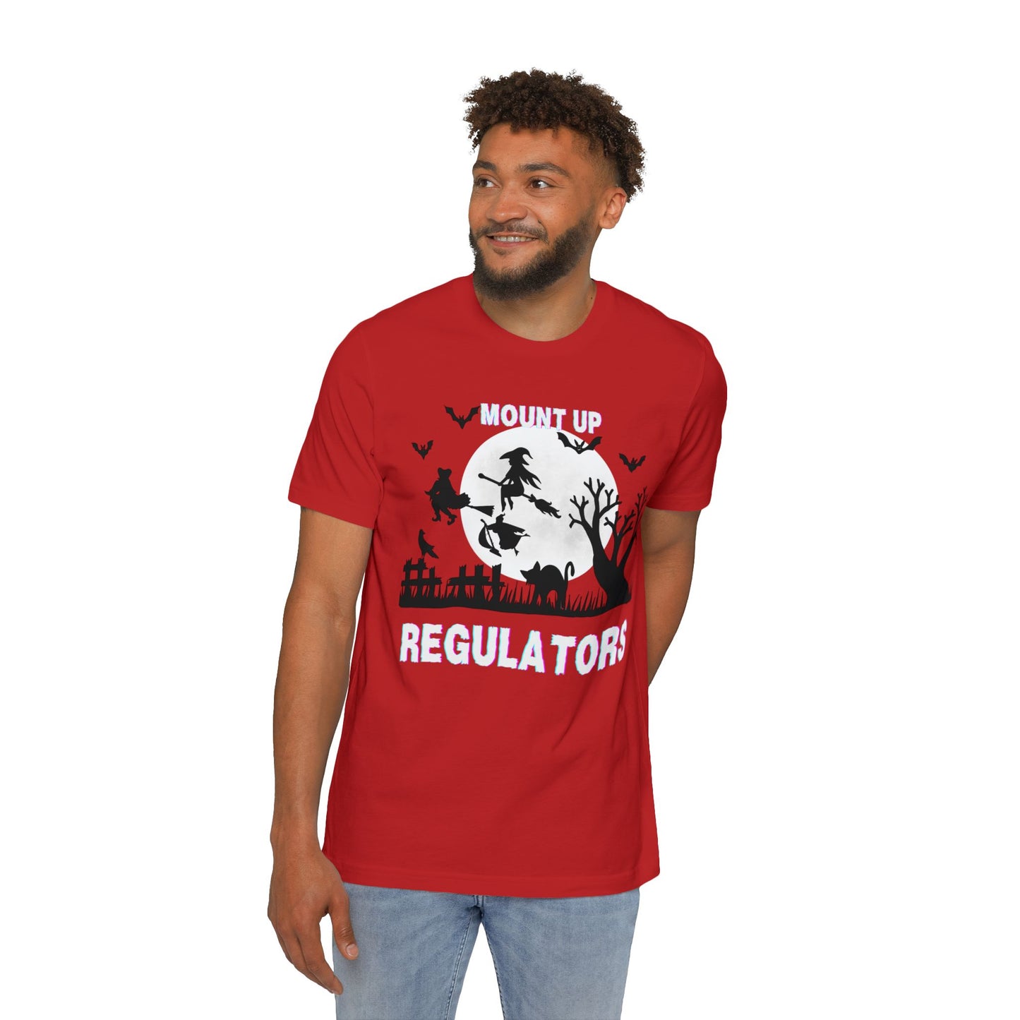 Mount Up Regulators T-Shirt, Unisex Halloween Top, Gift for Witch Lovers