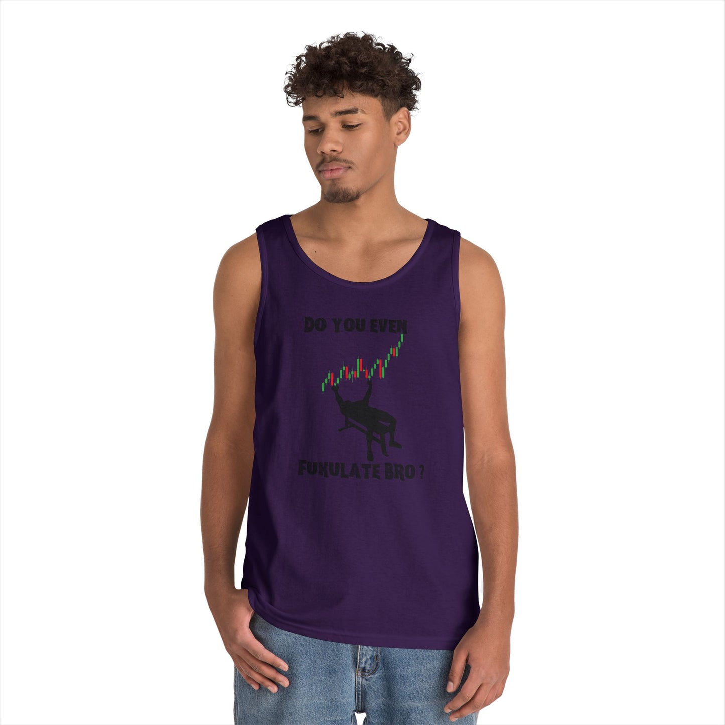 Workout Tank for Traders, Geeky Summer Apparel, Do You Even Fulkulate Bro?, Gift for Traders, Unisex Cotton Top