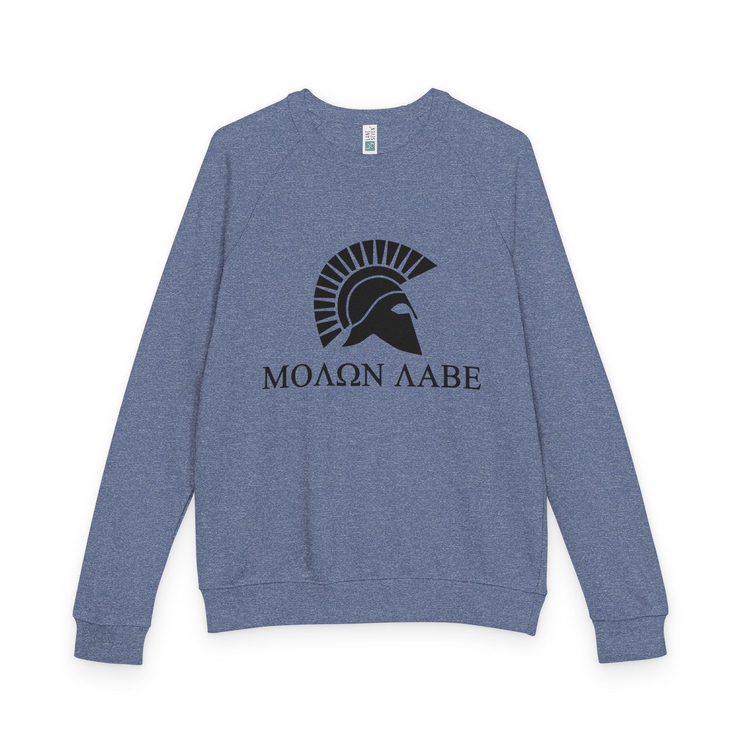 Come and take them - Unisex French Terry Crewneck Sweatshirt with Molon Labe Design, Casual Wear, Gift for Her, Him, Fitness, Everyday Style