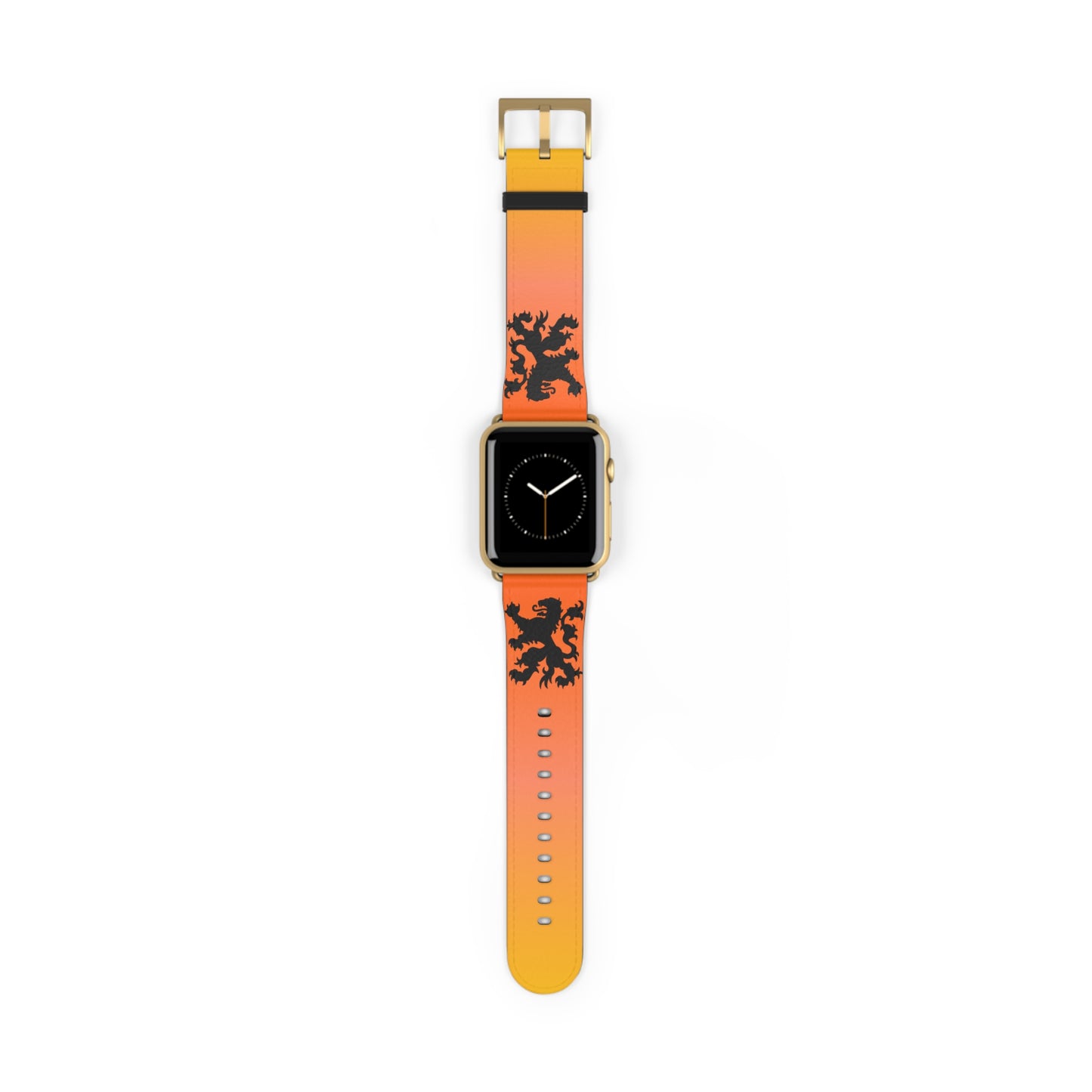 Dutch - Gradient Watch Band, Vibrant Sports Strap, Gift for Fitness Enthusiasts, Casual Wear Accessory, Adjustable Silicone Band