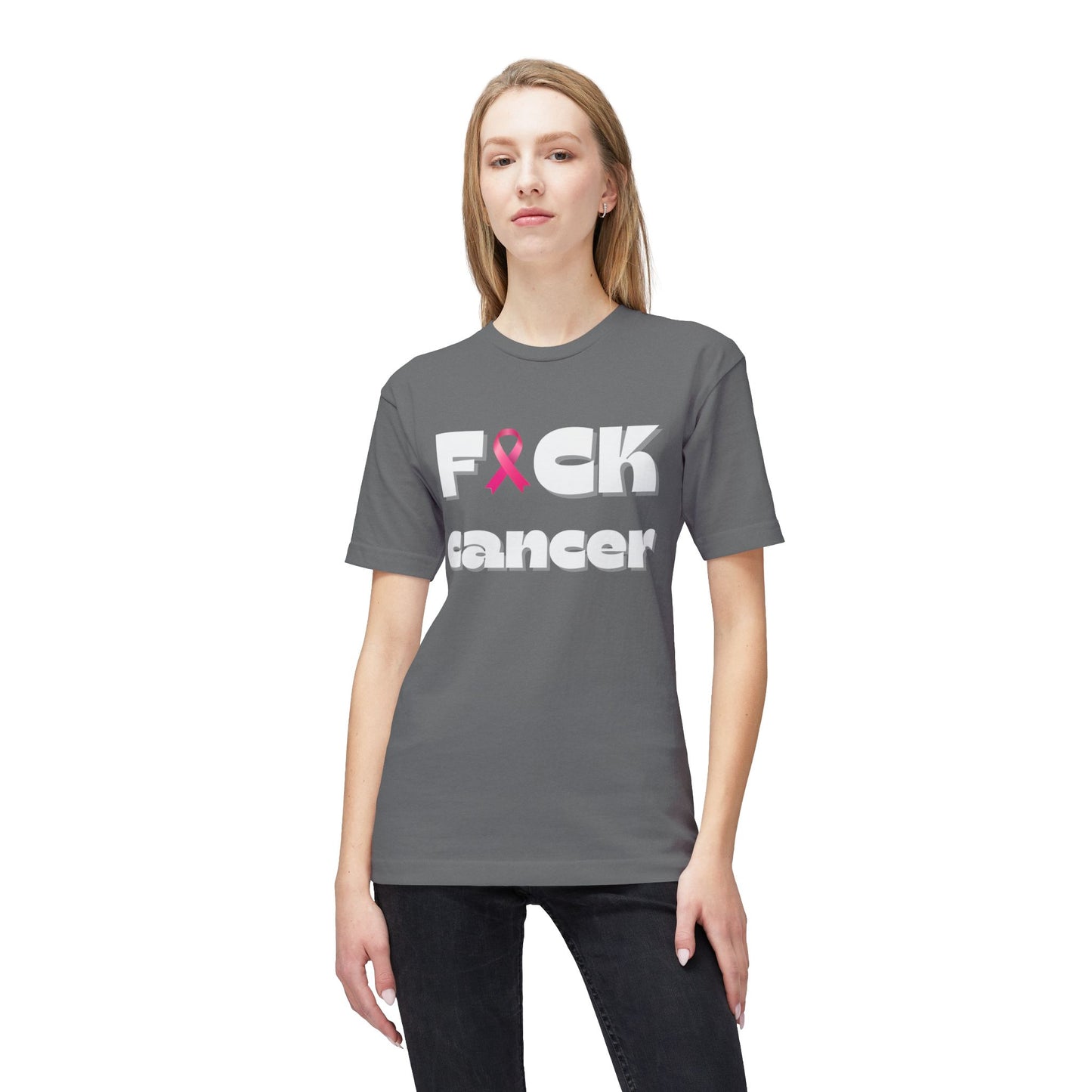 Bold Cancer Awareness T-Shirt, Breast Cancer Support Tee, Unisex Apparel, Inspirational Gift, Made in USA, Fighting Cancer Gear