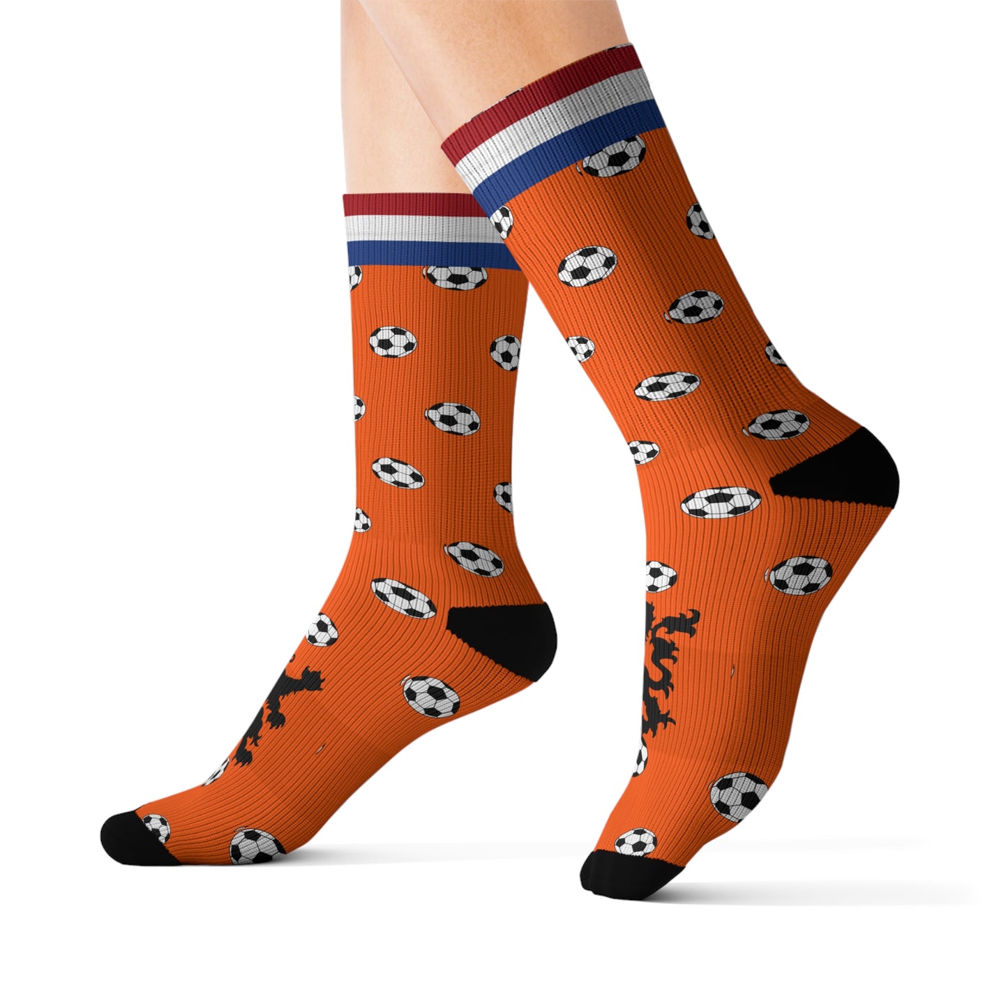 Dutch Voetbal Sokken - Perfect for Game Day, Gifts for Soccer Fans, Sportswear, Athleisure, Fun Accessories