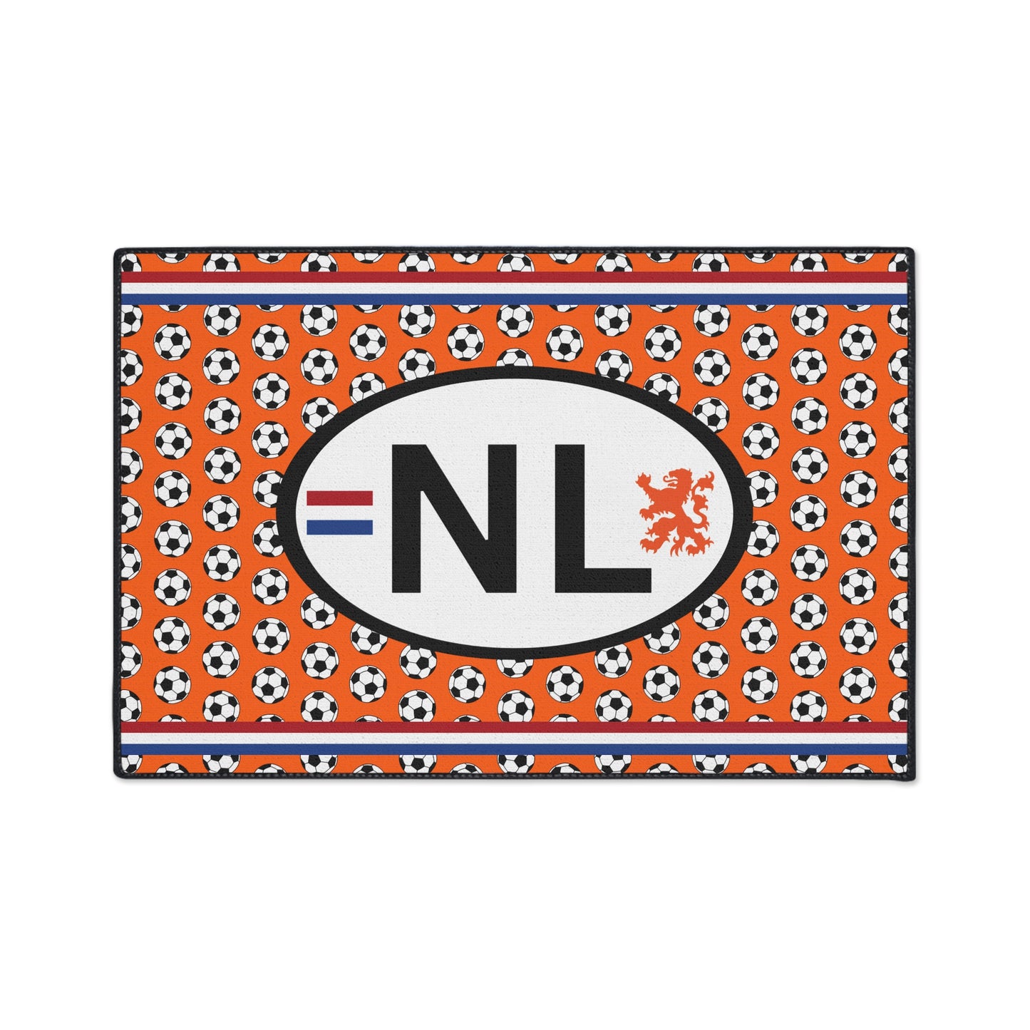 Voetbalmat - Hou je plekkie vrij in the kroeg tijdens EK/WK of versier je badkamer - Soccer-Themed Heavy Duty Floor Mat, Sports Entryway Rug, Durable Doormat, Game Room Decor, Netherlands Football Mat