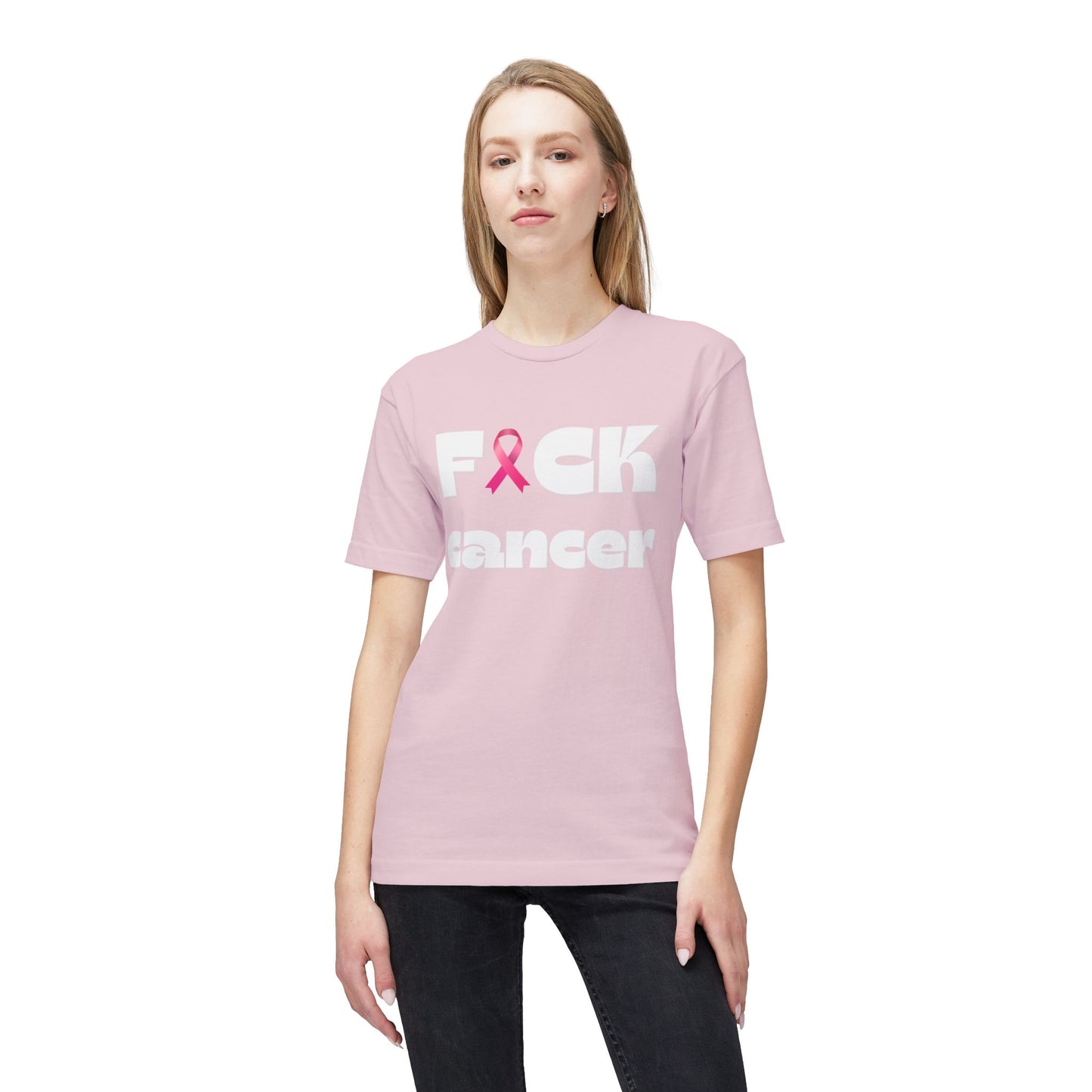 Bold Cancer Awareness T-Shirt, Breast Cancer Support Tee, Unisex Apparel, Inspirational Gift, Made in USA, Fighting Cancer Gear