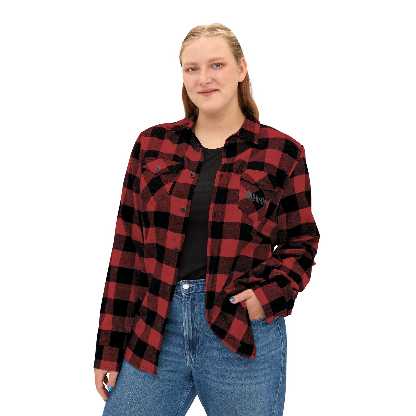 Buffalo Plaid Flannel Shirt — Classic Button-Up Workshirt - All-In-One