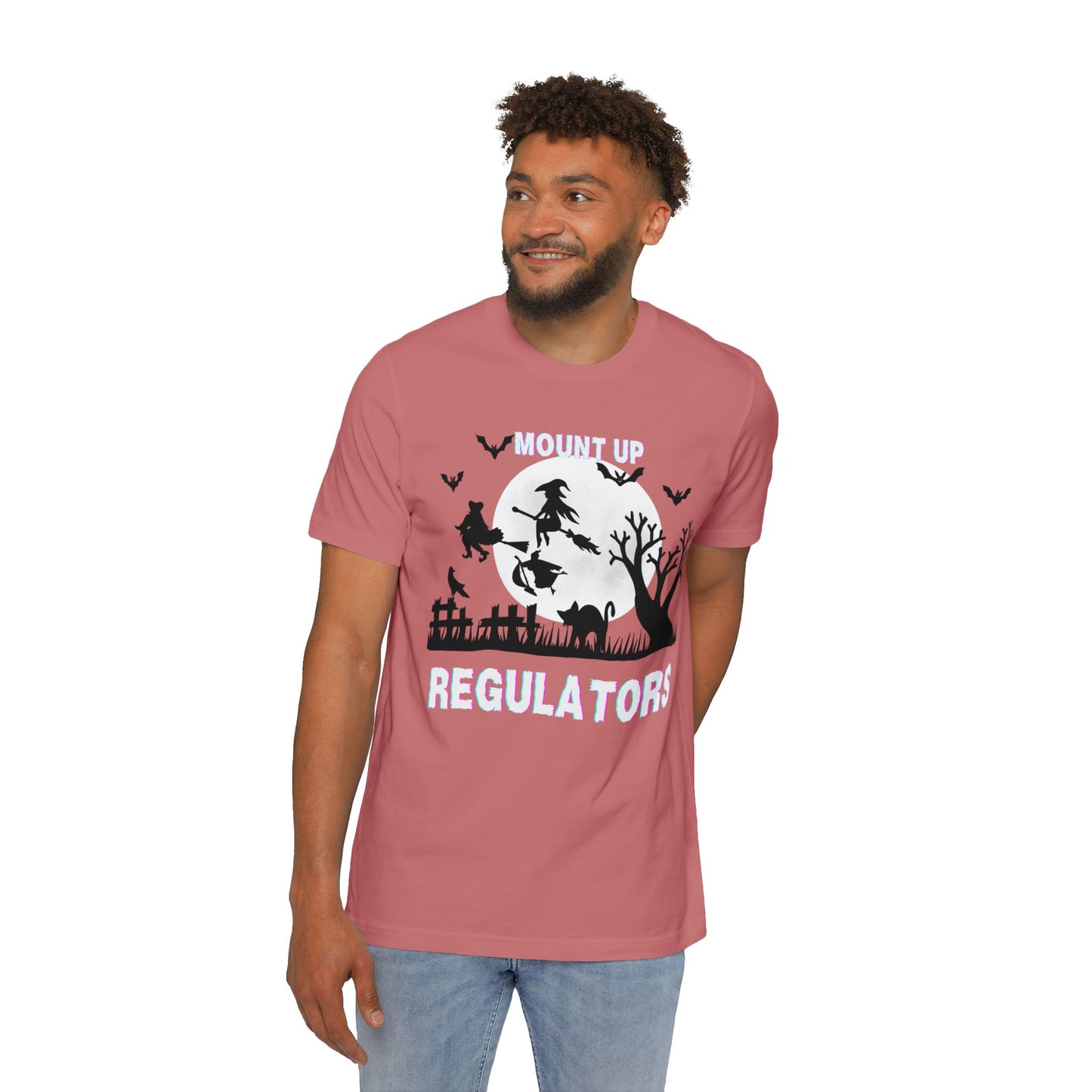 Mount Up Regulators T-Shirt, Unisex Halloween Top, Gift for Witch Lovers