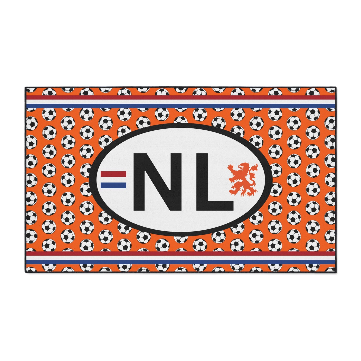 Voetbalmat - Hou je plekkie vrij in the kroeg tijdens EK/WK of versier je badkamer - Soccer-Themed Heavy Duty Floor Mat, Sports Entryway Rug, Durable Doormat, Game Room Decor, Netherlands Football Mat