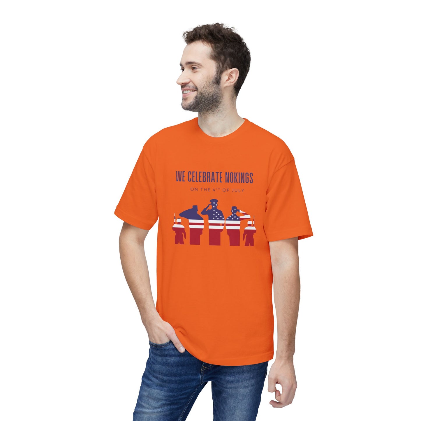 We Celebrate Nokings, on the 4th of July - Perfect for Political Events, Celebrations, Casual Wear, Gift for Activists