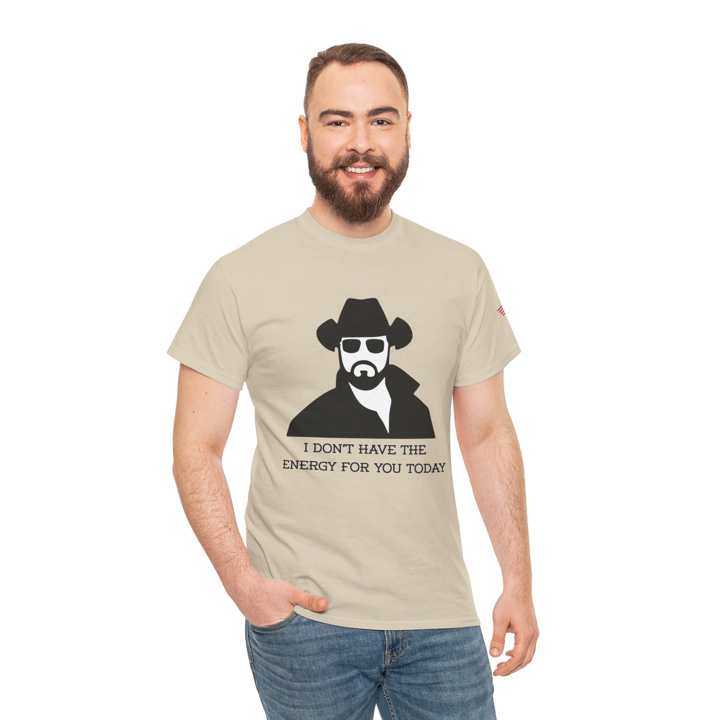 I Don't Have the Energy for You Today, Casual Wear, Gift for Friends, Funny Quote Shirt, Relaxed Fit Shirt