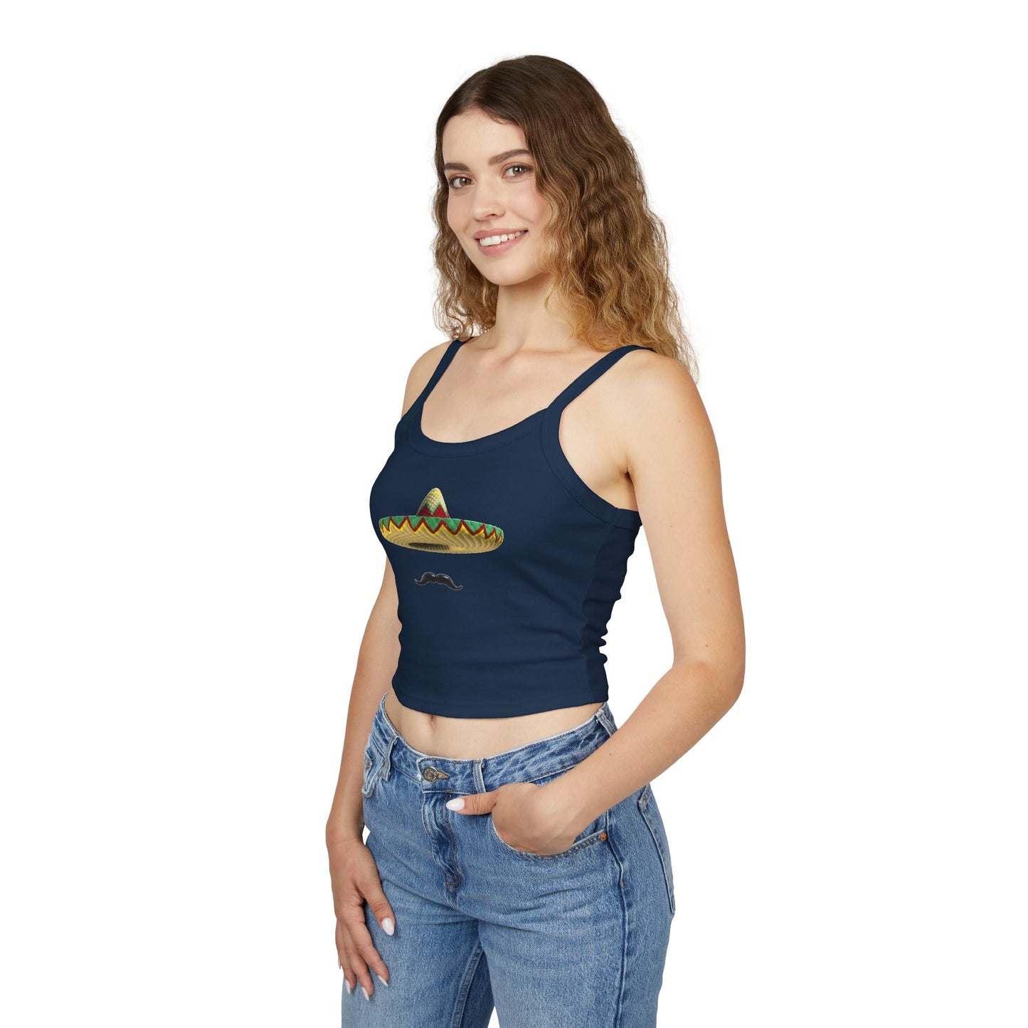 Easy Halloween Costume - Temu Obama - Dollar Store Obama - Sombrero Tank, Gift for Her