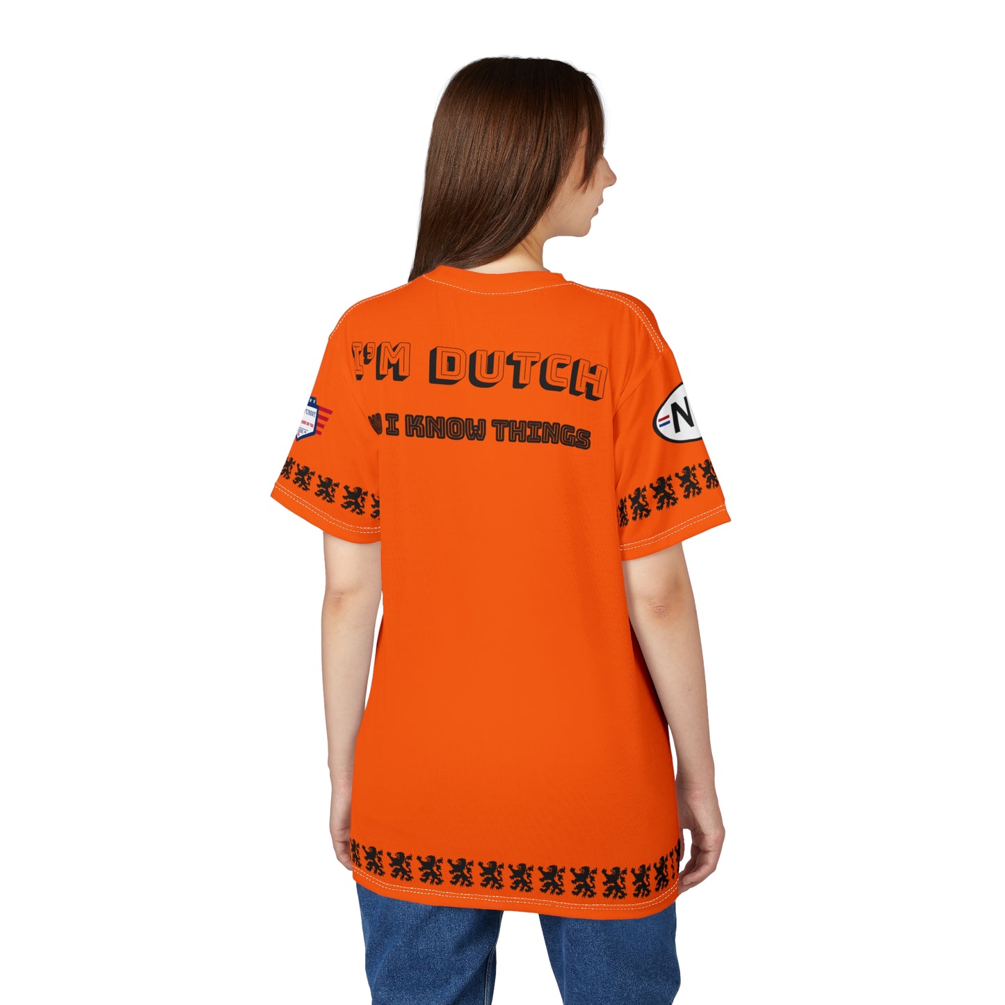 I'm Dutch and I know things - Voetbal of Koningsdag t-shirt, Casual Streetwear, Vibrant Graphic Tee, Summer Fashion, Statement Tee, Gift for Him/Her