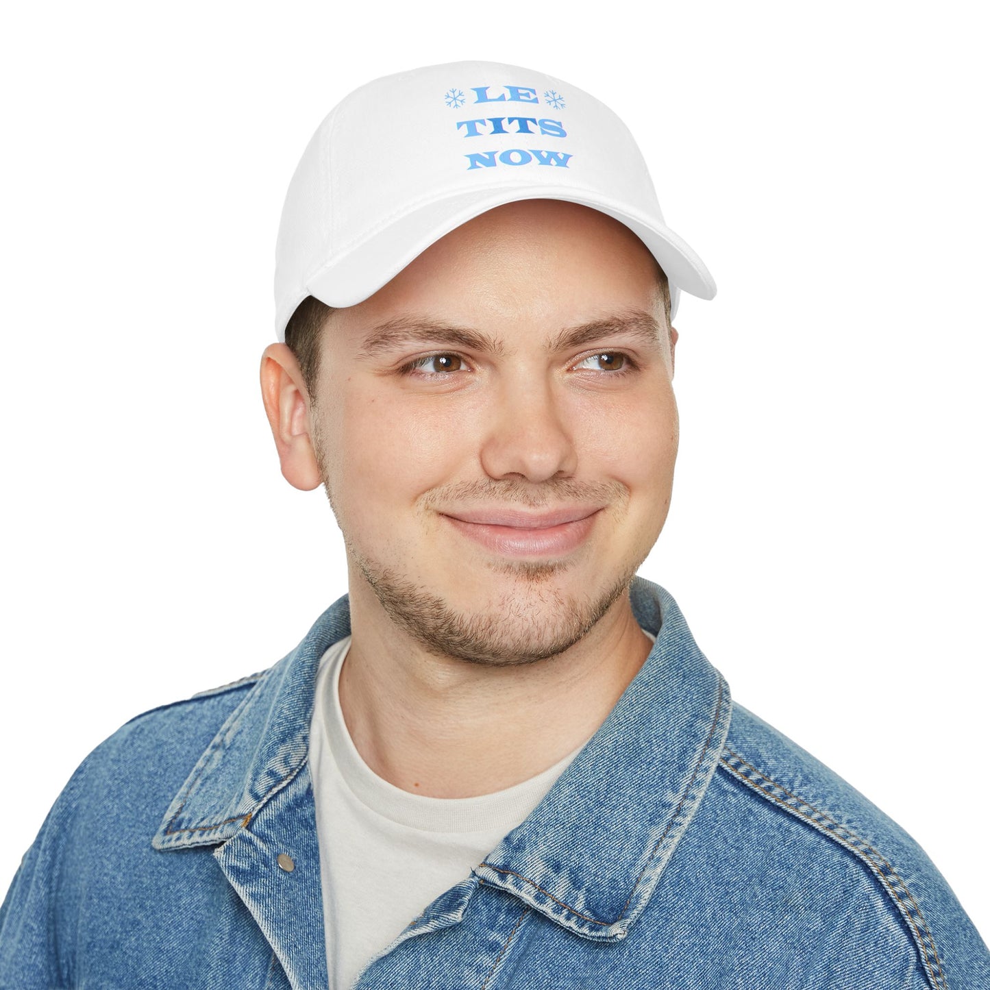 LETitSNOW - Fun Holiday Low Profile Baseball Cap, Casual Cap, Festive Headwear, Unique Gift for Friends, Summer Accessory, Party Hat