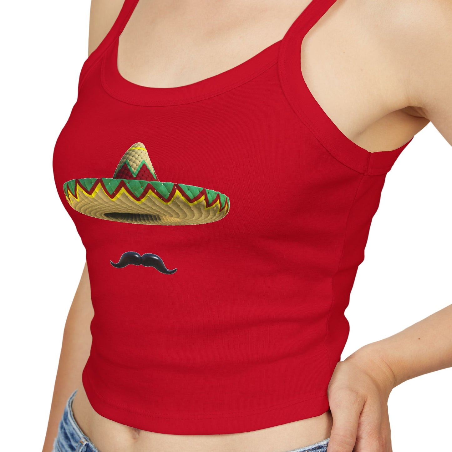 Easy Halloween Costume - Temu Obama - Dollar Store Obama - Sombrero Tank, Gift for Her
