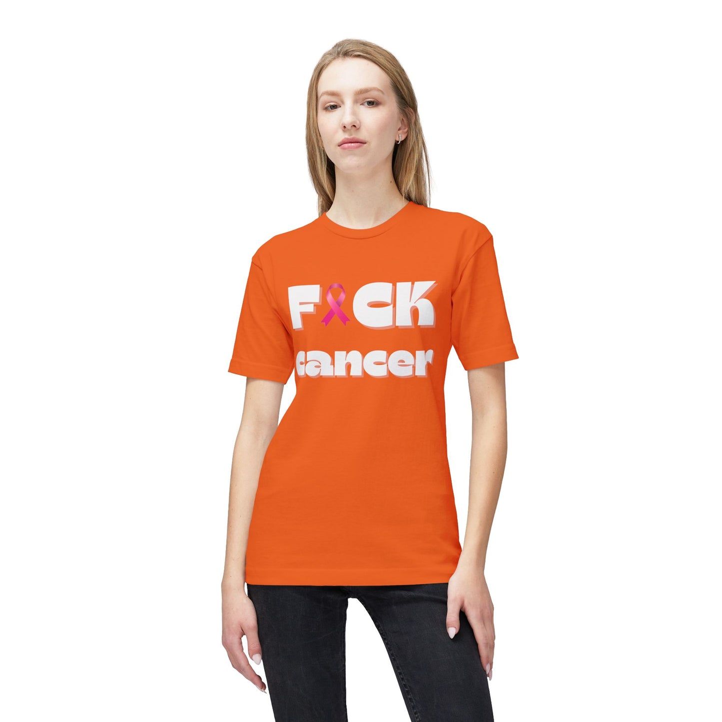 Bold Cancer Awareness T-Shirt, Breast Cancer Support Tee, Unisex Apparel, Inspirational Gift, Made in USA, Fighting Cancer Gear