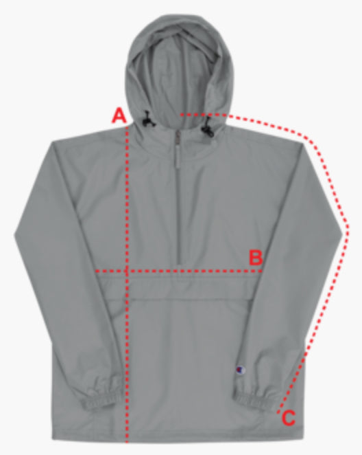 All-In-One - embroidered Champion Packable Jacket