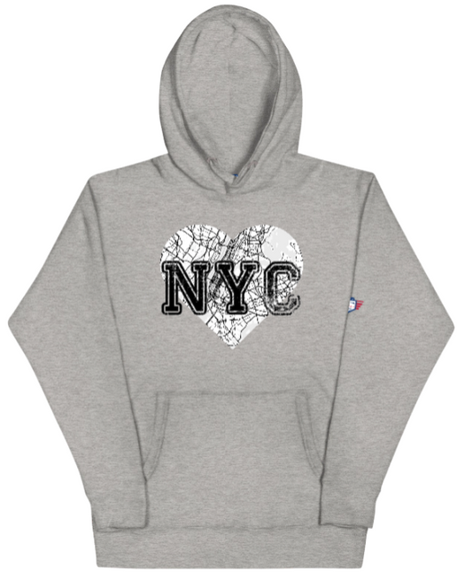 Map Your Heart – Wear Your Story | Premium Adult Hoodie