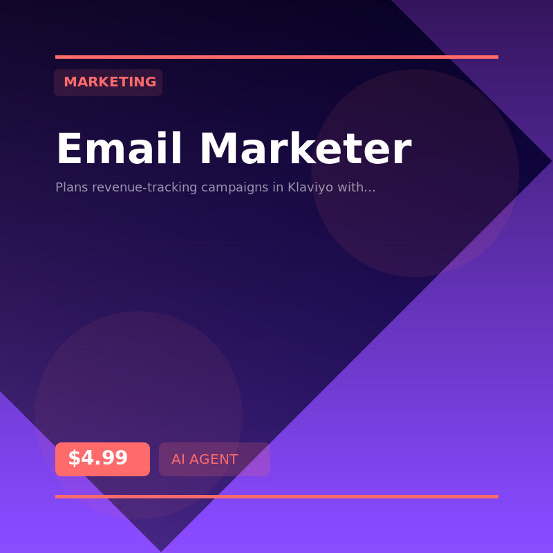📧 Email Marketer — AI agent for Marketing