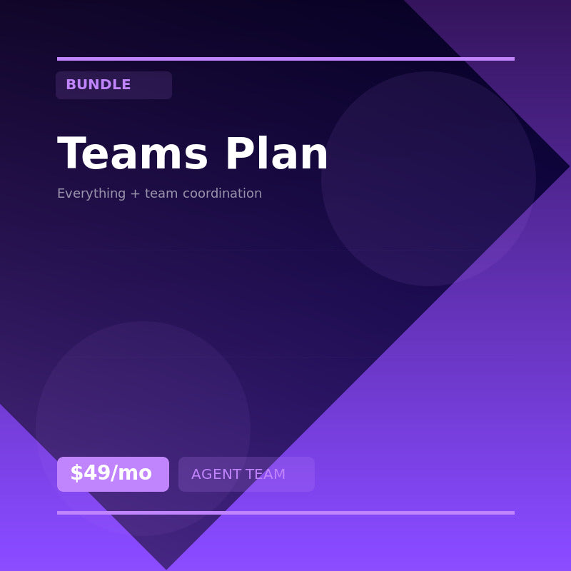 Teams Plan — AgentGenerator